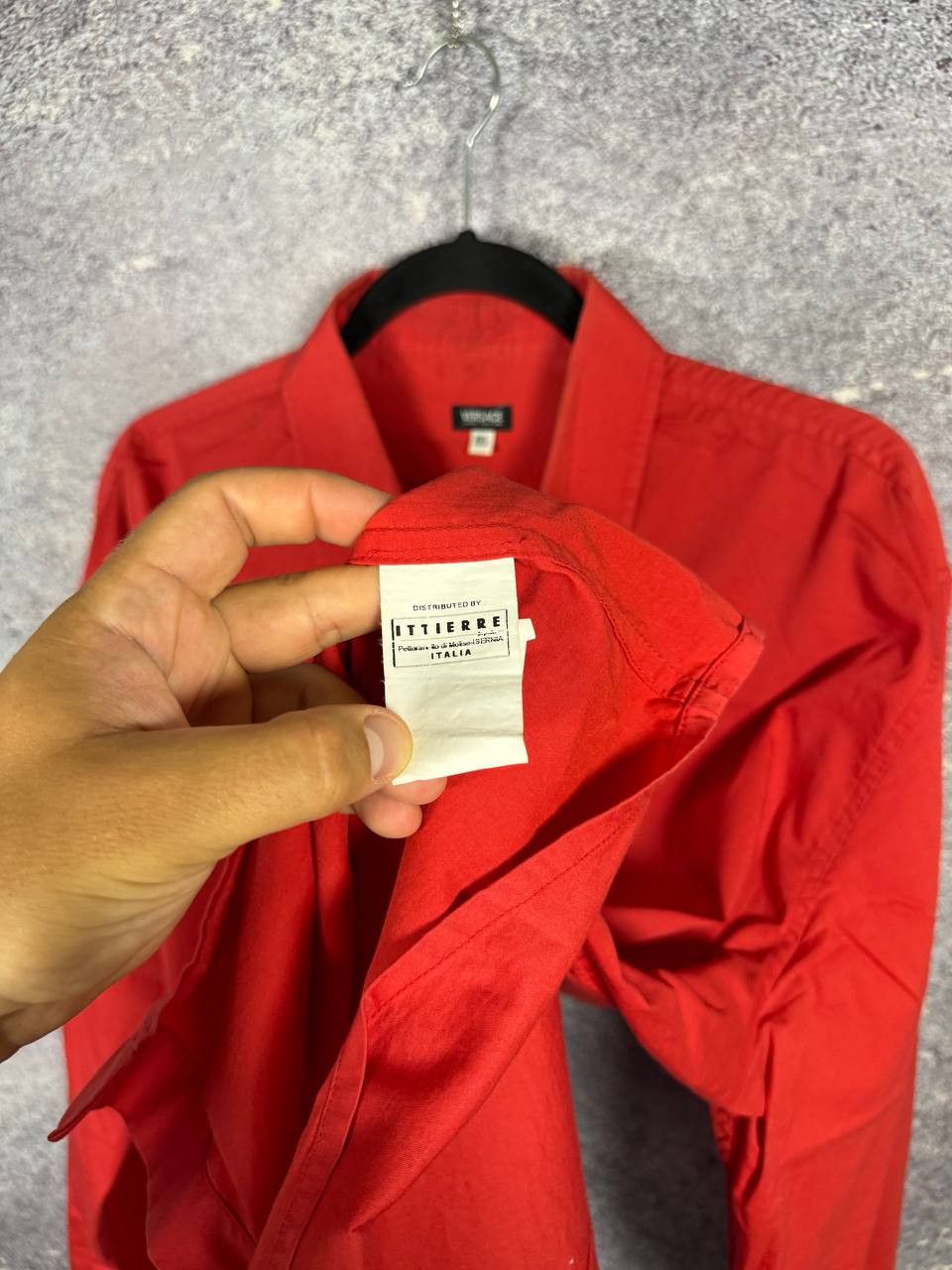 Versace 90's Vintage Versace Classic Red Shirt Button Up 2XL size Size US XXL / EU 58 / 5 - 9 Thumbnail