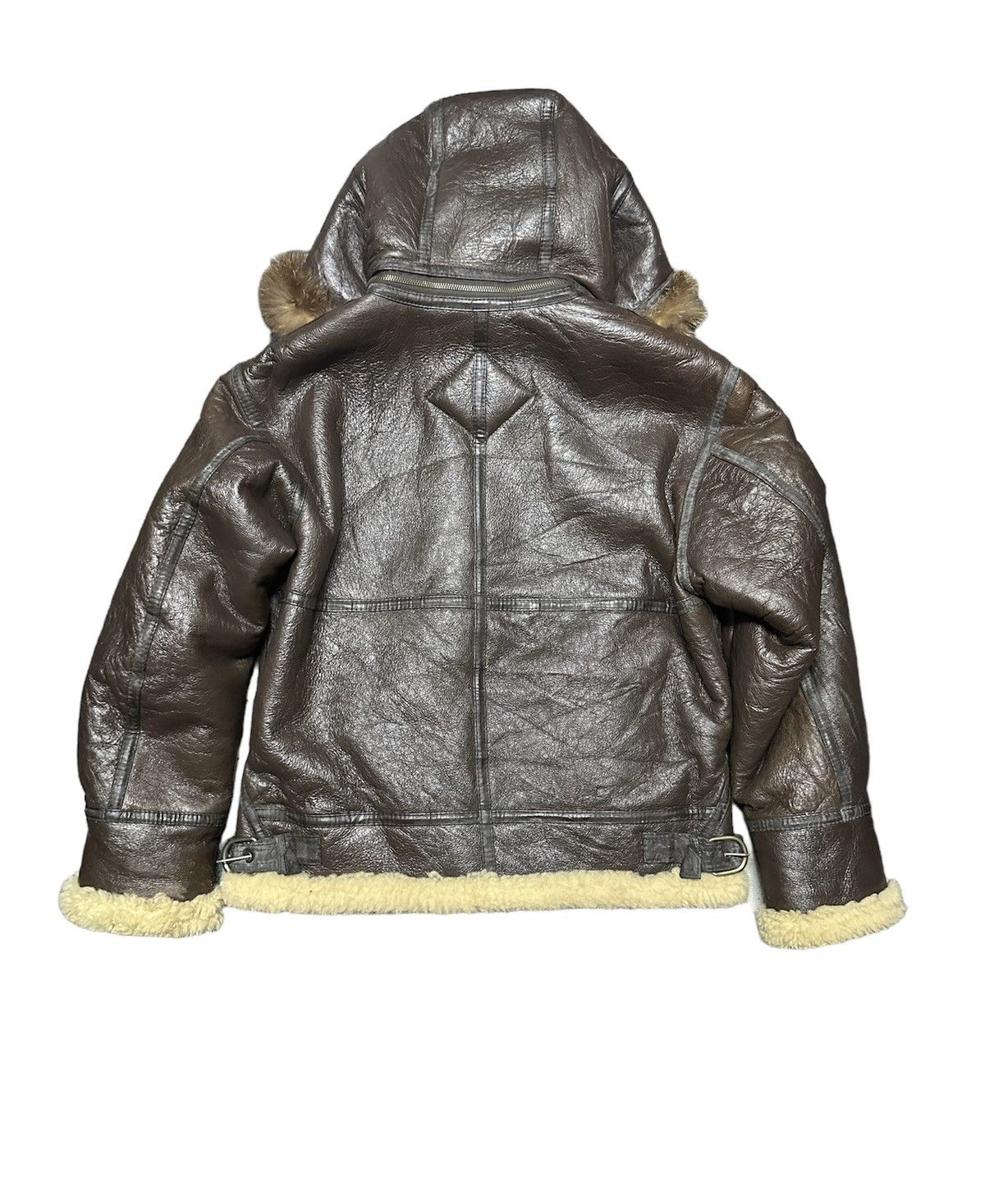 Vintage Vintage B3 sheepskin jacket with fur hooded Size US L / EU 52-54 / 3 - 2 Thumbnail