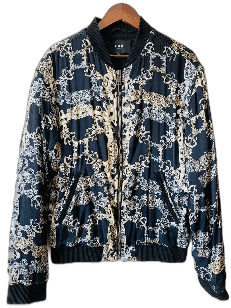 Versace Versace Cotton Jacket with Unique Design Size US L / EU 52-54 / 3 - 1 Thumbnail