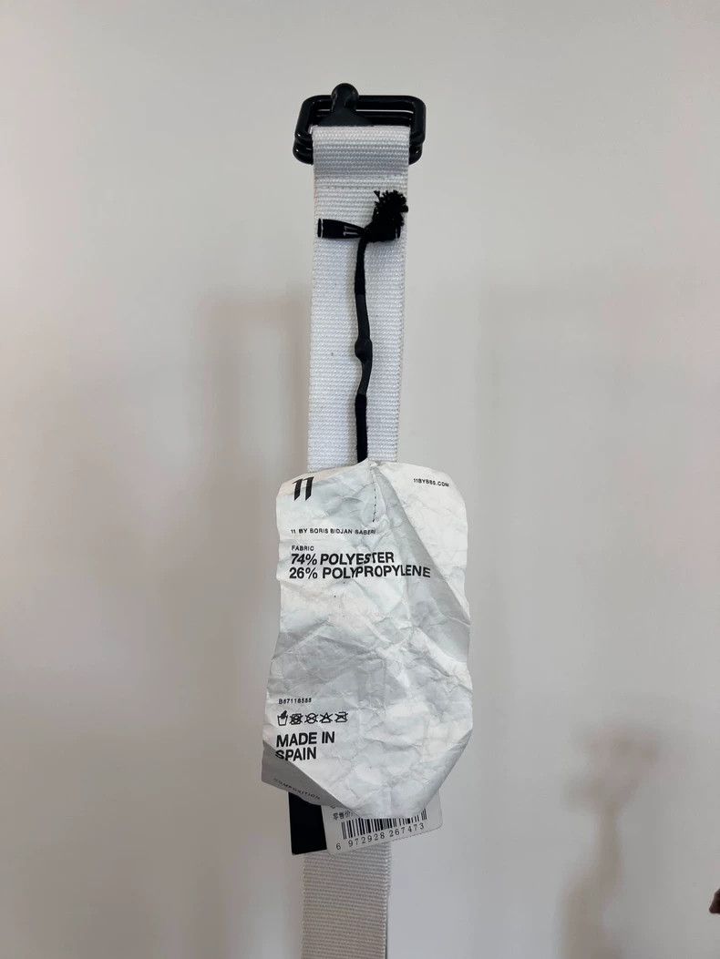 Boris Bidjan Saberi Boris Bidjan Saberi Canvas Belt Size ONE SIZE - 4 Thumbnail