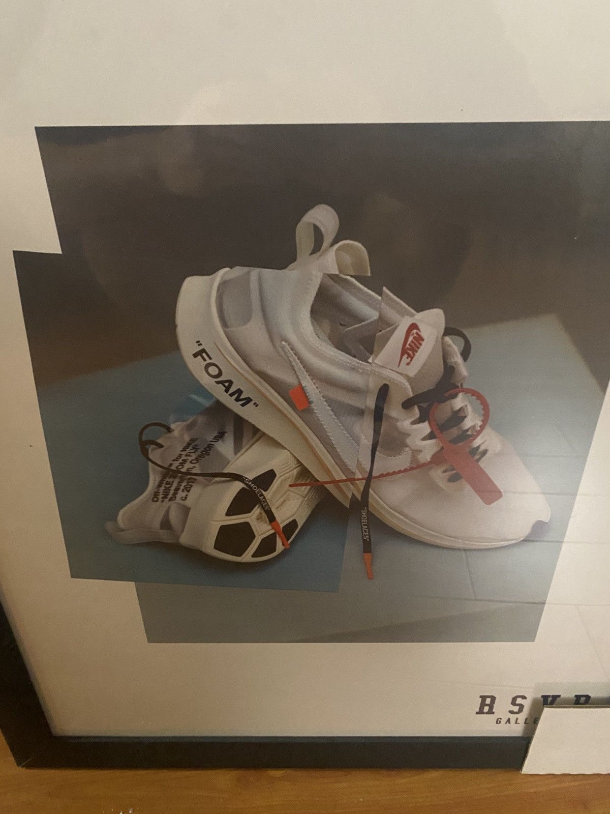 Nike × Off-White RARE Nike Off White The Ten RSVP Gallery Poster Size ONE SIZE - 5 Thumbnail