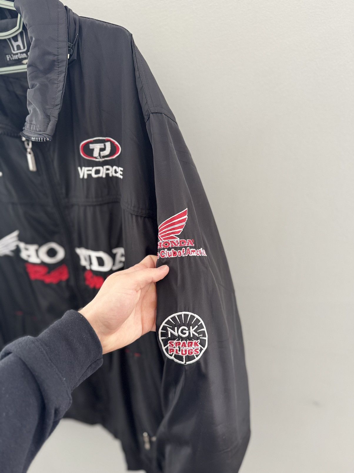 Honda × Vintage Honda Vintage Moto Racing Vintage Avant Garde Biker Jacket Size US XL / EU 56 / 4 - 5 Thumbnail