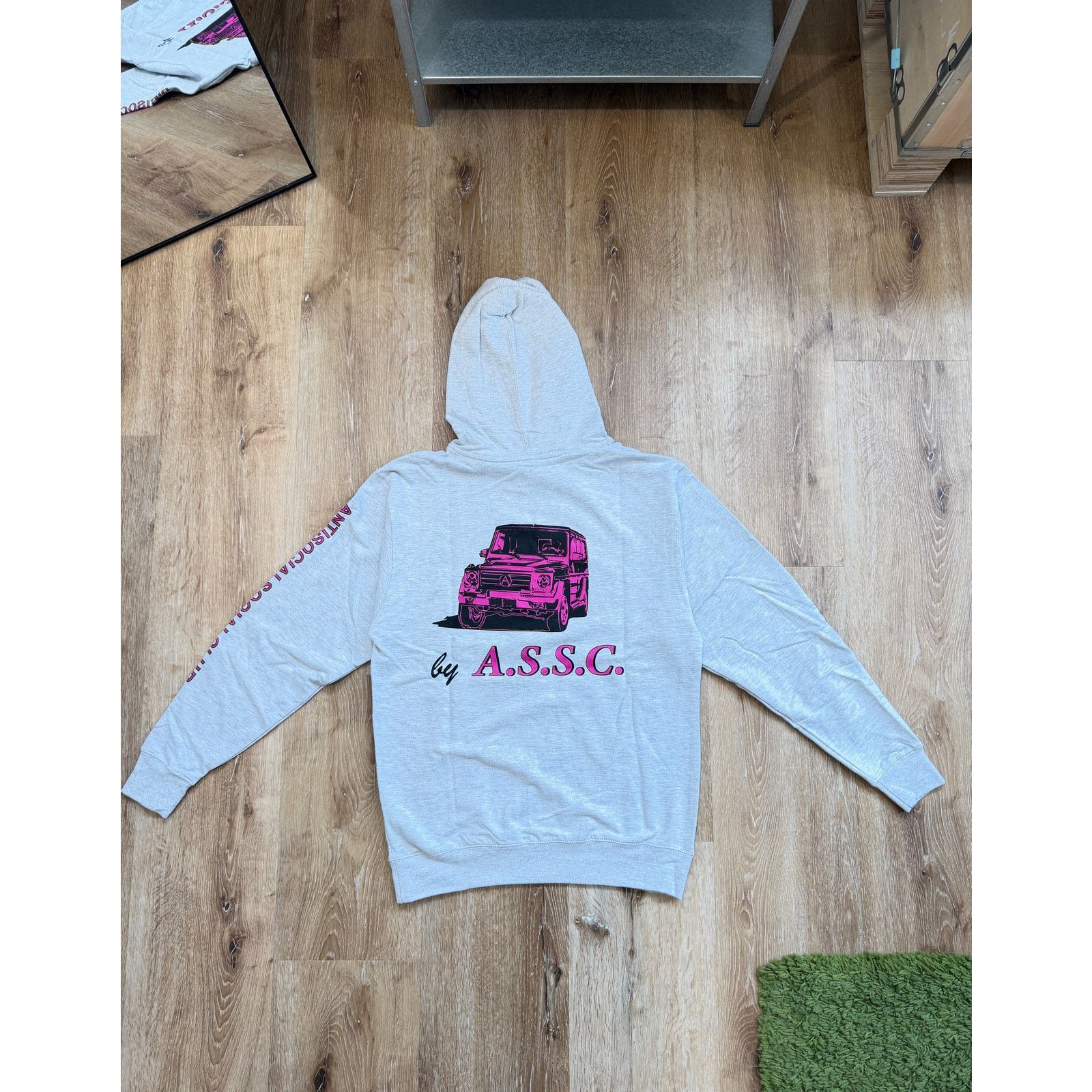 Anti Social Social Club Anti Social Social Club Berlin G-Wagon Hoodie Gray Size S Size US S / EU 44-46 / 1 - 1 Thumbnail