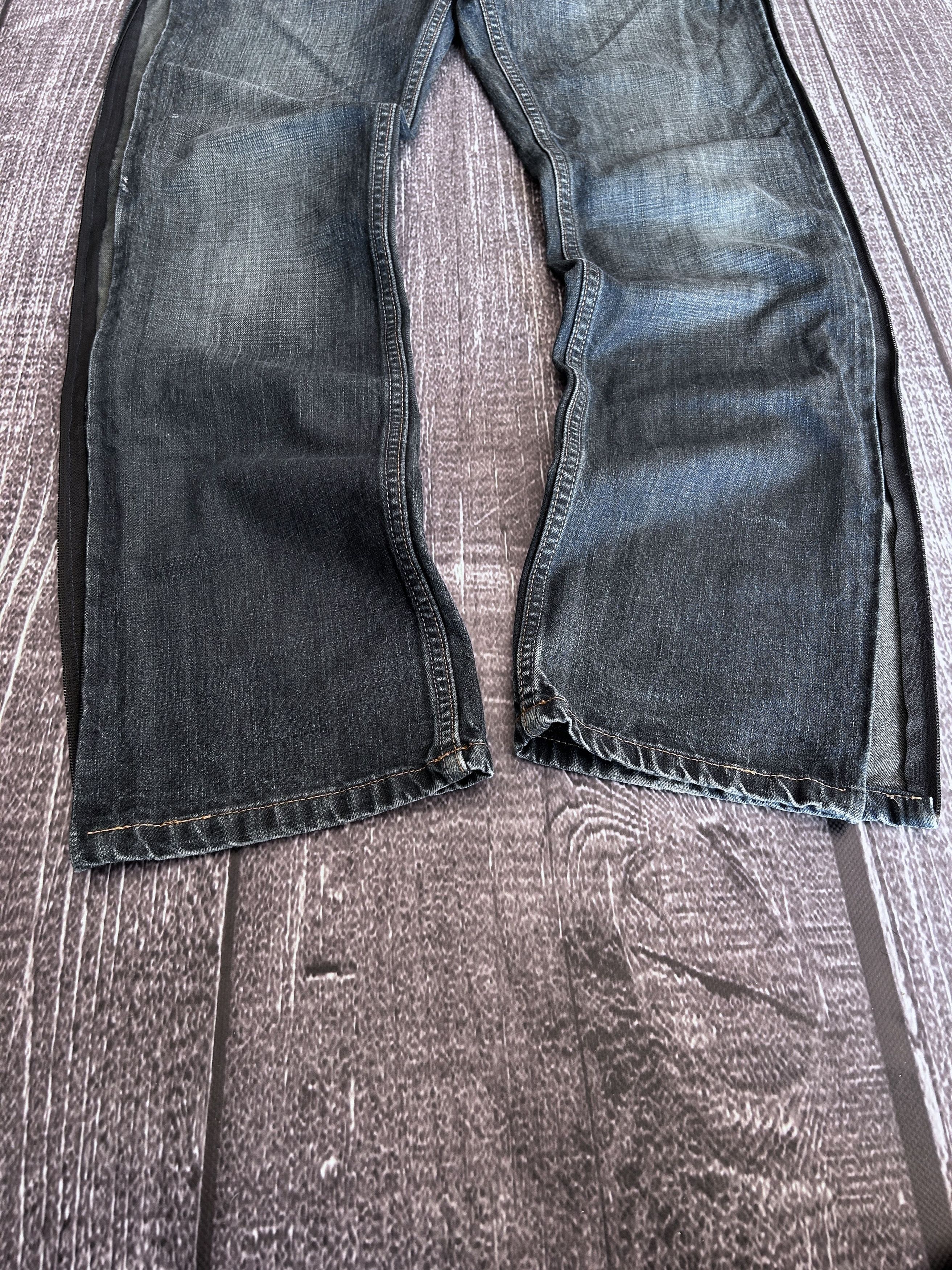 Designer 💥 JUNYA WATANABE BALENCIAGA STYLE FULL ZIP JEANS Size US 32 / EU 48 - 3 Thumbnail