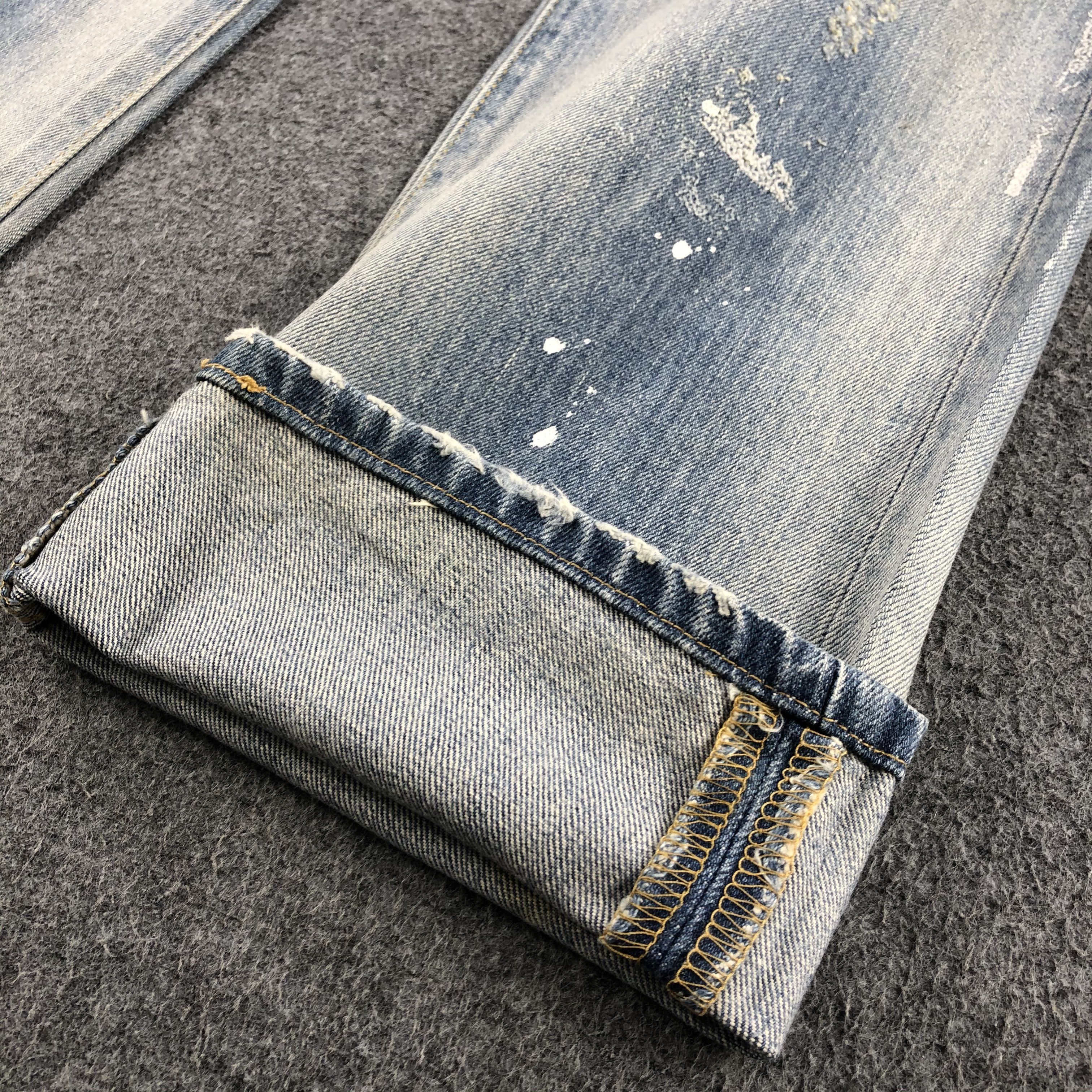 Levi's × Vintage Vintage Distress Light Wash Levis 501 Jeans-JM1008 Size US 28 / EU 44 - 7 Thumbnail