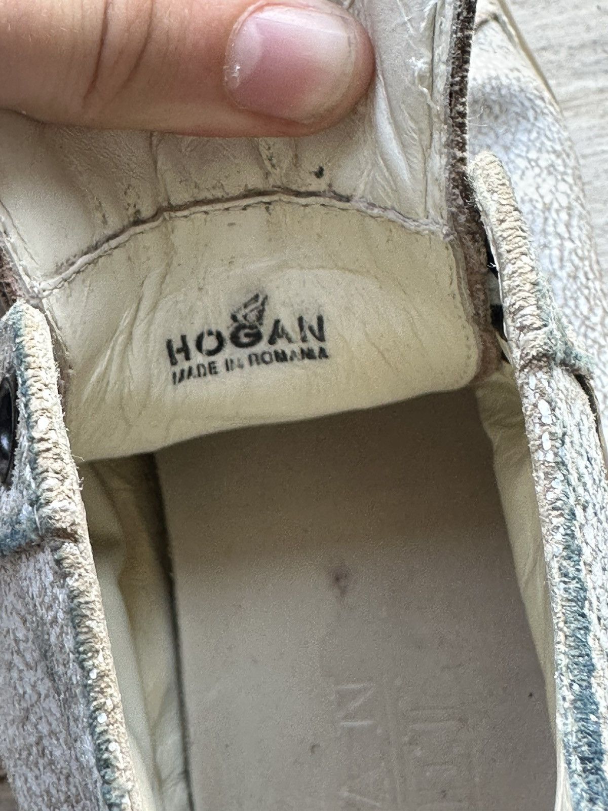 Hogan 🚨HOGAN REBEL HIGH SNEAKERS BIG LOGO Y2K WHITE RARE LUXURY Size US 6 / IT 36 - 15 Thumbnail