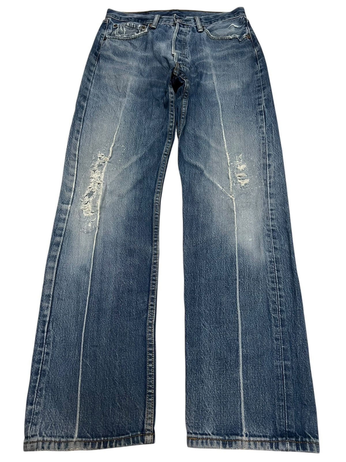 Levi's Vintage Levis 501 Distressed Mud Wash Jean Rare Size US 29 - 1 Thumbnail