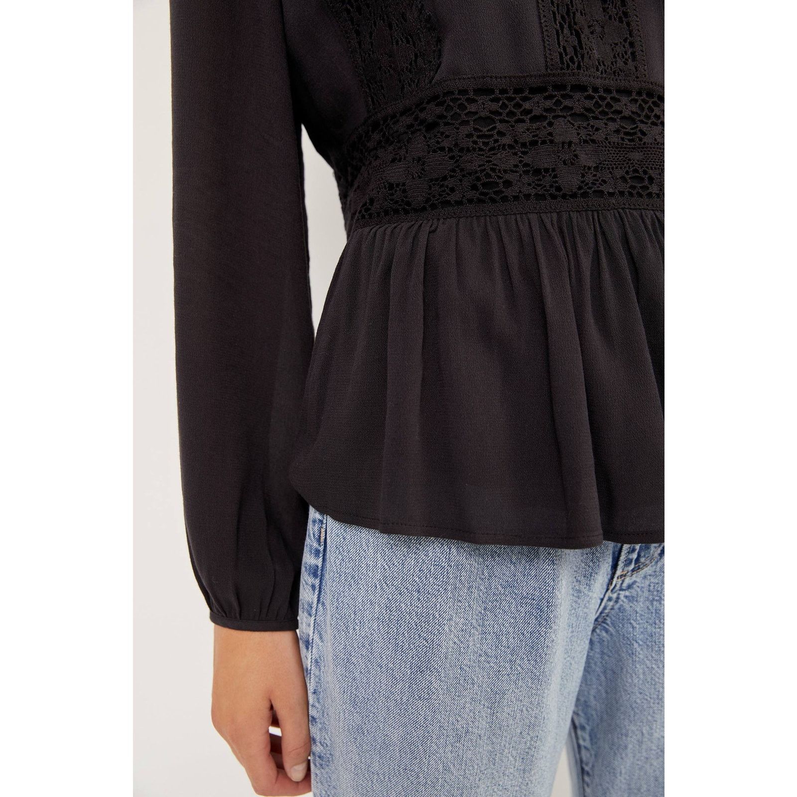 Anthropologie New Anthropologie Wynonna Lace Blouse Daniel Rainn $138 XS Size XS / US 0-2 / IT 36-38 - 3 Thumbnail
