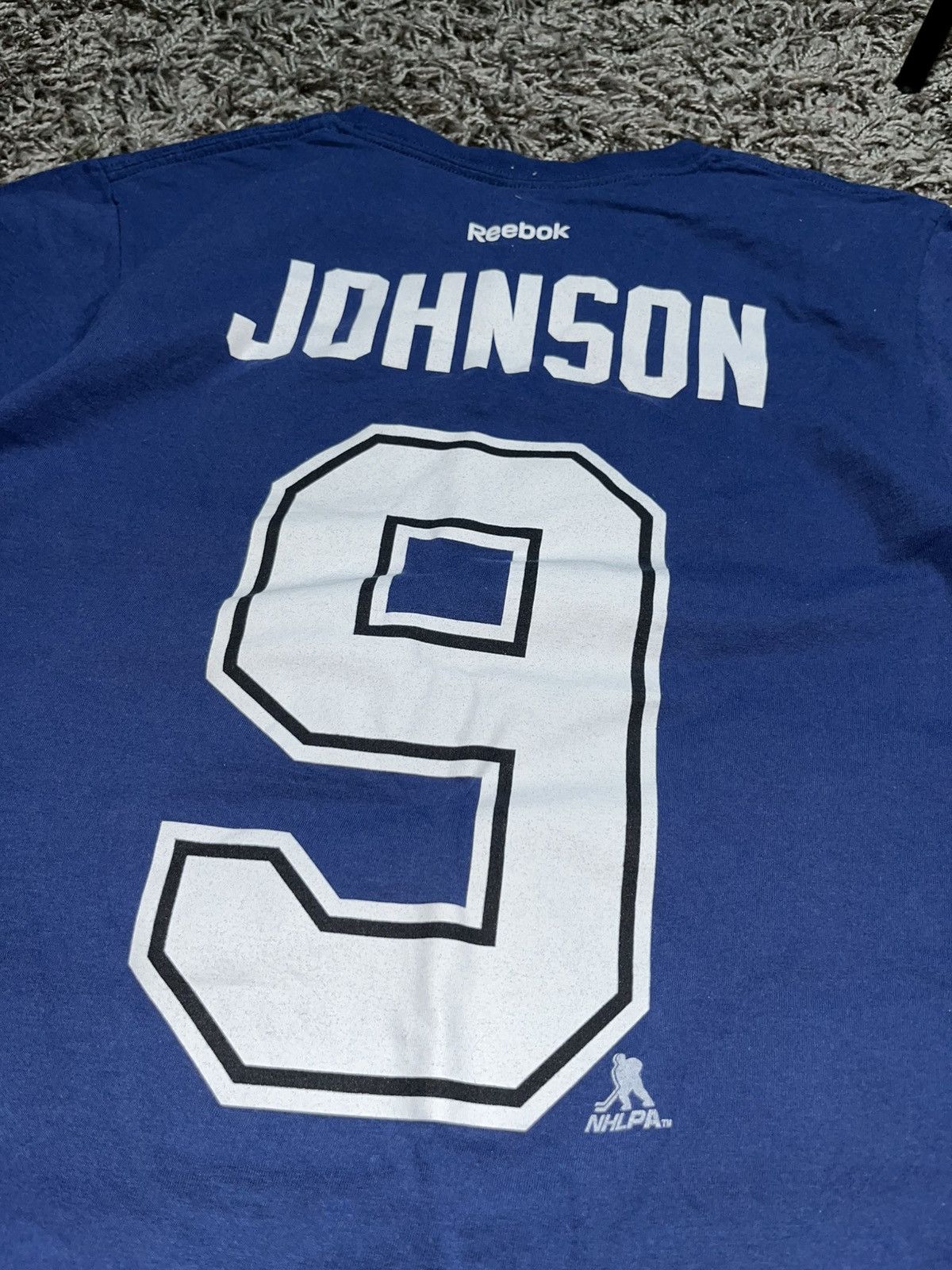Reebok TAMPA BAY NHL TYLER JOHNSON #9 COTTON SOCCER SHIRT Size US M / EU 48-50 / 2 - 2 Thumbnail