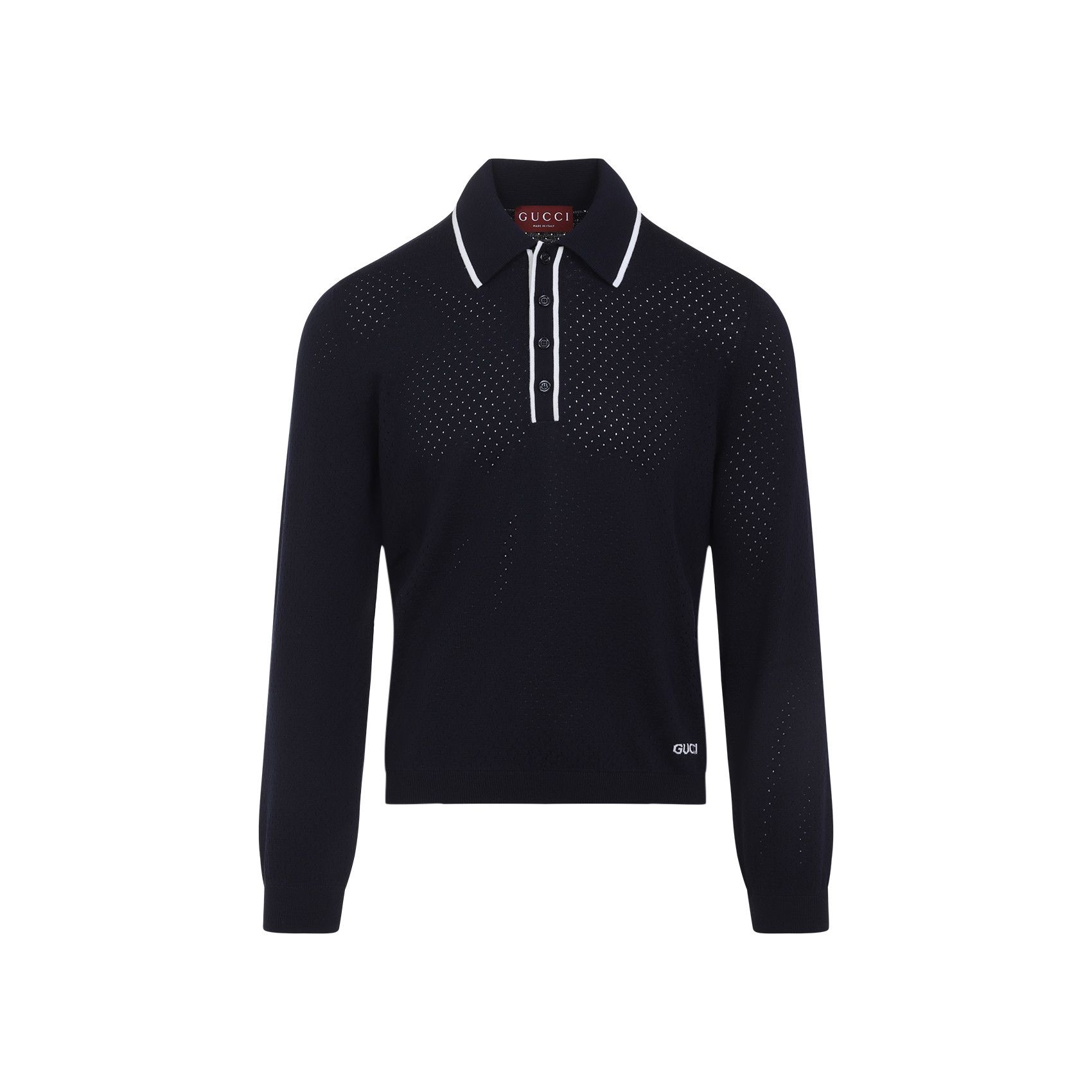 Gucci Gucci Long Sleeves Polo Size US S / EU 44-46 / 1 - 1 Thumbnail