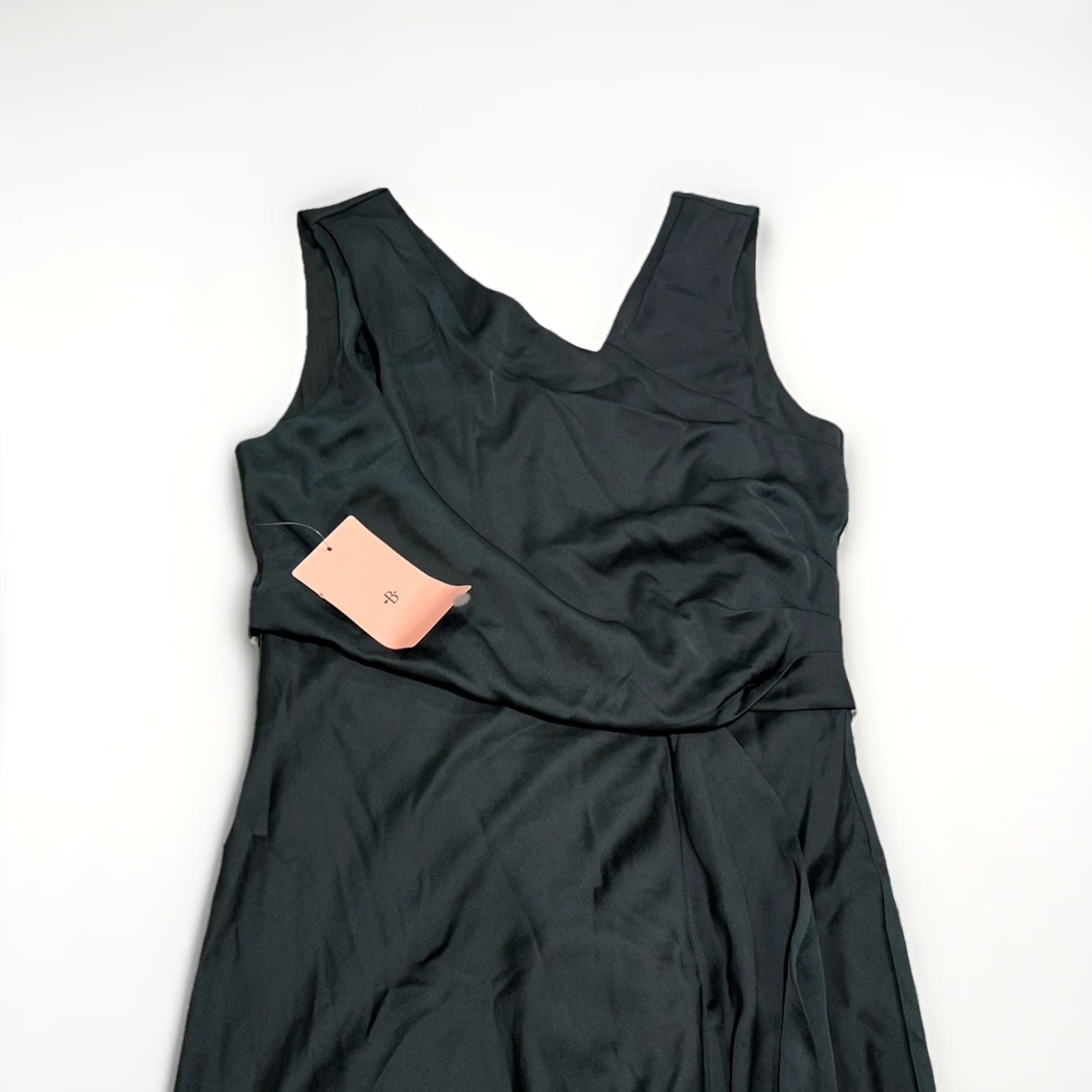 Vintage VINTAGE NWT BHLDN Espen Satin Gown Sz 8 Maxi Green Dress Bridesmaid Romance Drapey Size M / US 6-8 / IT 42-44 - 6 Thumbnail