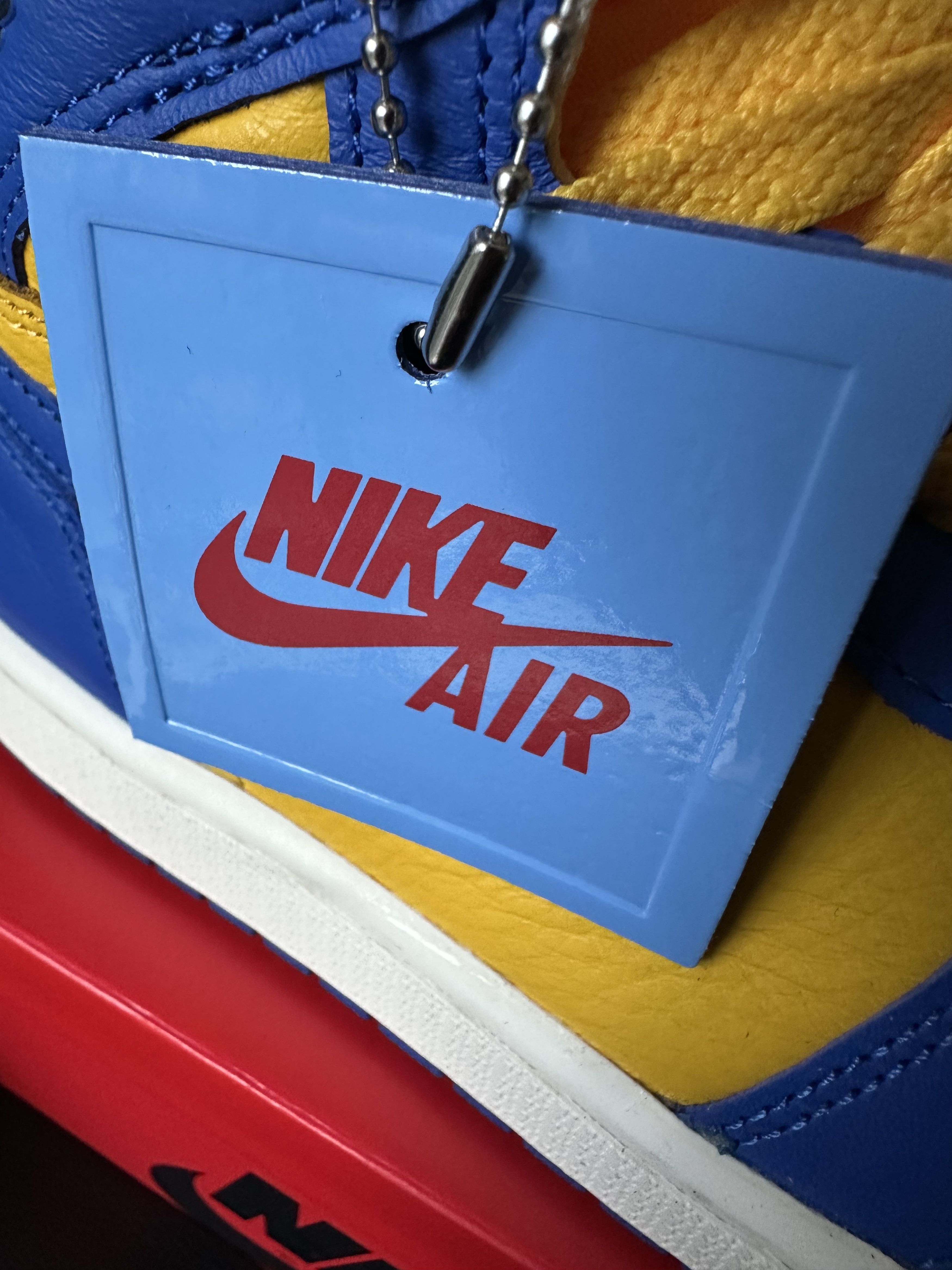 Jordan Brand × Nike PREOWNED WMNS JORDAN 1 RETRO HIGH OG "REVERSE LANEY" Size US 7.5 / IT 37.5 - 9 Thumbnail