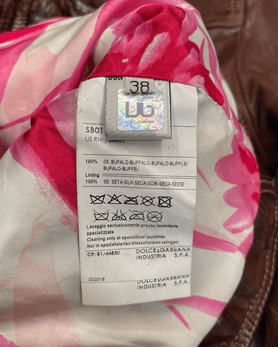 Dolce & Gabbana Dolce & Gabbana Buffalo Leather Moto Jacket Size XS / US 0-2 / IT 36-38 - 11 Thumbnail