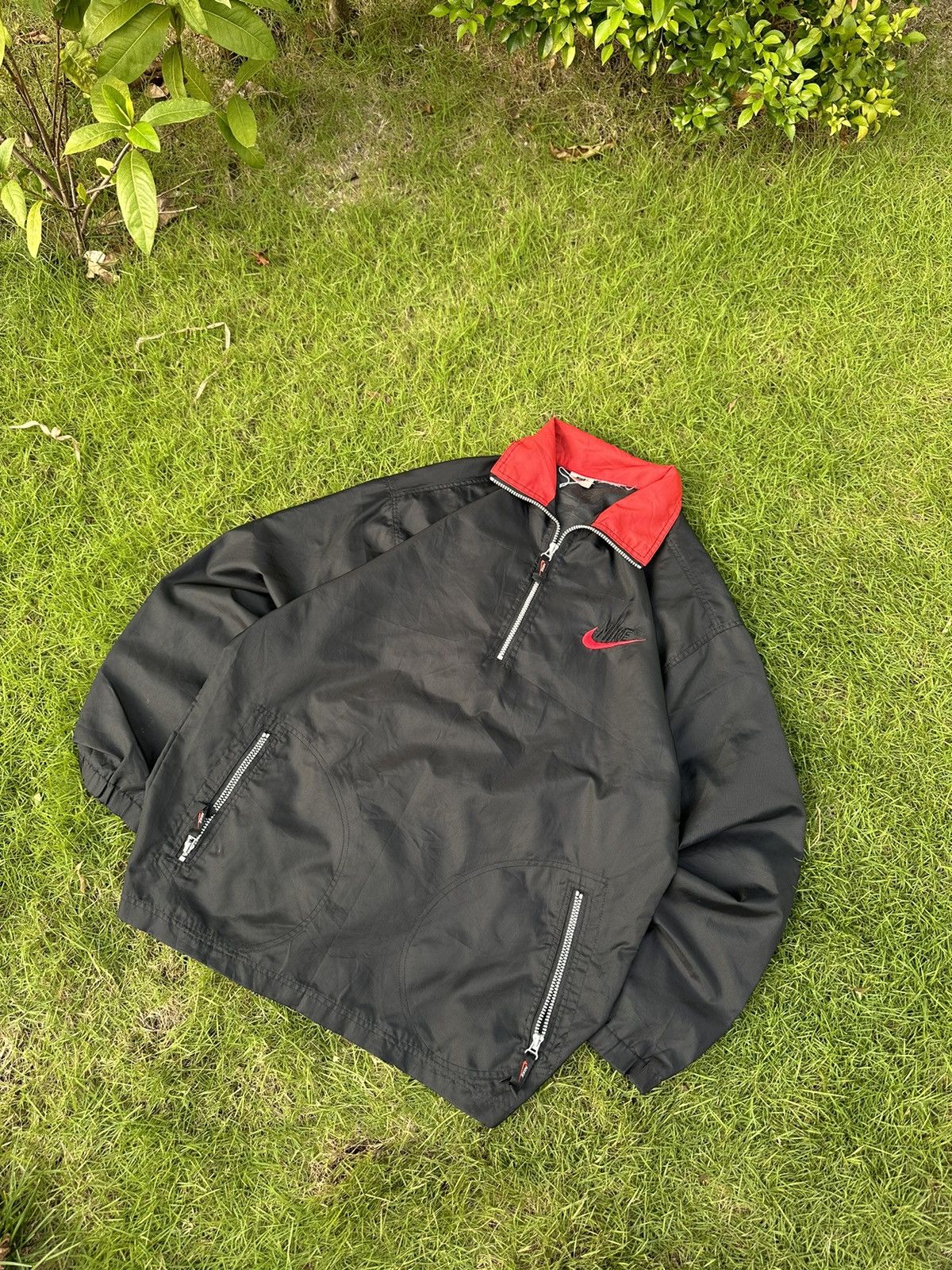 Nike × Vintage 90S NIKE VINTAGE DOUBLE LOGO STREETWEAR LIGHT JACKET Size US L / EU 52-54 / 3 - 1 Thumbnail