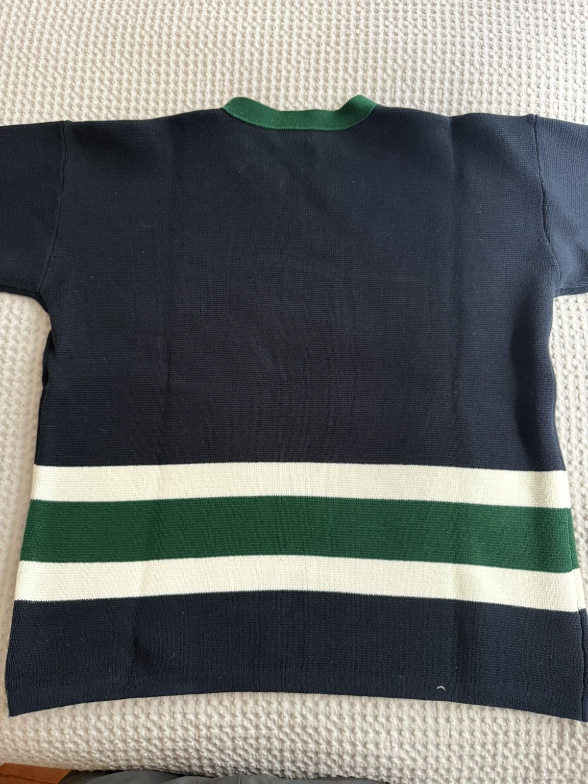 Aime Leon Dore Aimé Leon Dore FW22 Knit Hockey Jersey — Navy Blazer, Small Size US S / EU 44-46 / 1 - 4 Thumbnail