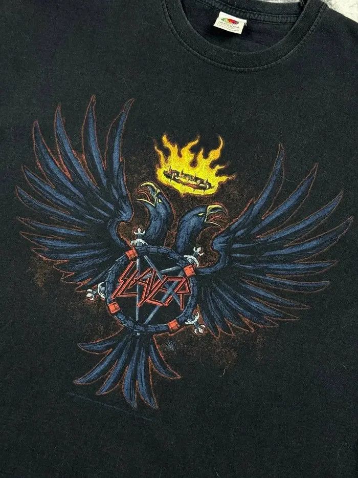 Slayer Vintage Slayer Summer Tour 2006 Band Rock Size US L / EU 52-54 / 3 - 7 Thumbnail