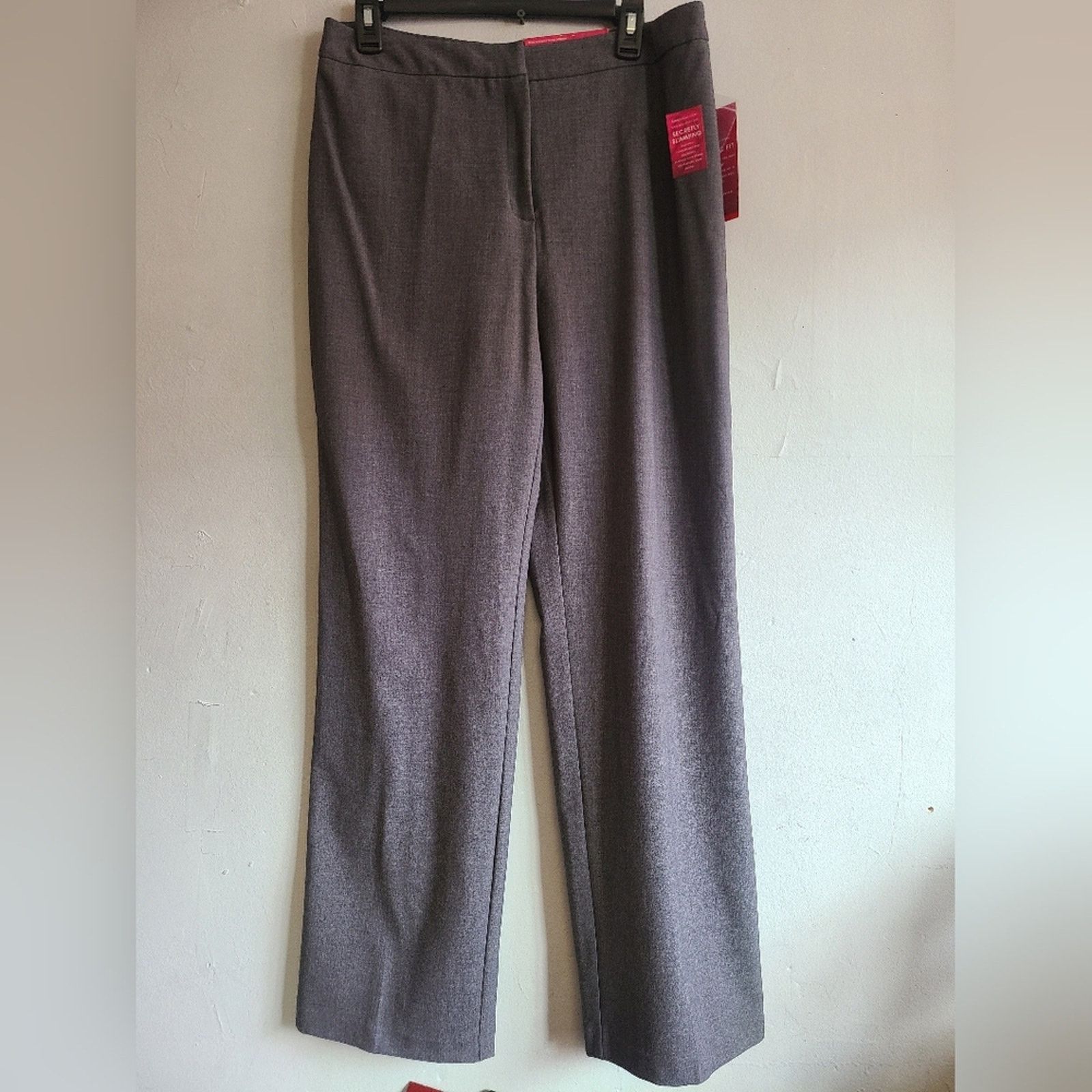 Other NEW women's 10 dark gray dressy pants trousers Size 32" / US 10 / IT 46 - 1 Thumbnail