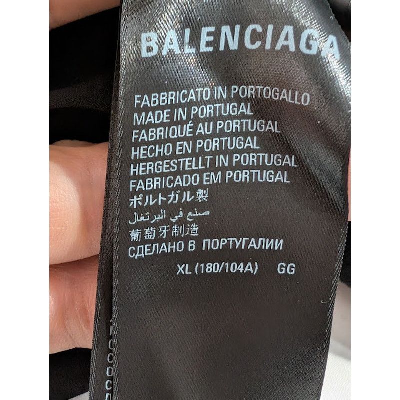 Balenciaga o1rshd1 3b Sport Embro Transp Polo Shirt in Black Size US XL / EU 56 / 4 - 15 Thumbnail