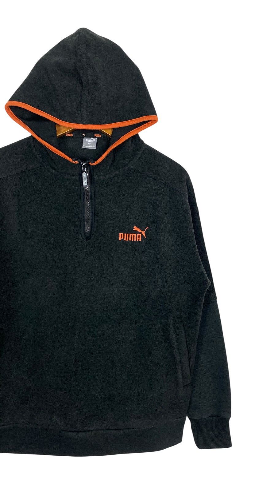 Puma Rare‼️ Puma Fleece Hoodie Small Logo Size S / US 4 / IT 40 - 3 Thumbnail