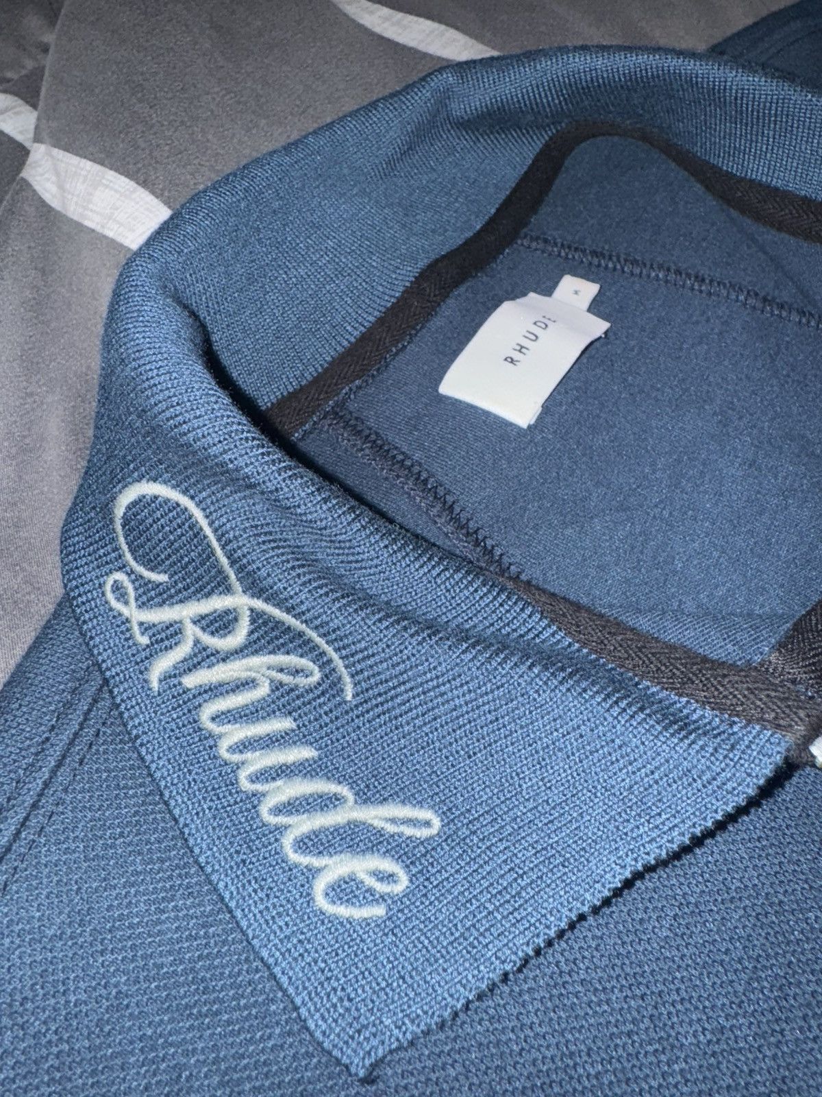 Rhude Rhude 1/2 zip Polo Size US M / EU 48-50 / 2 - 2 Thumbnail