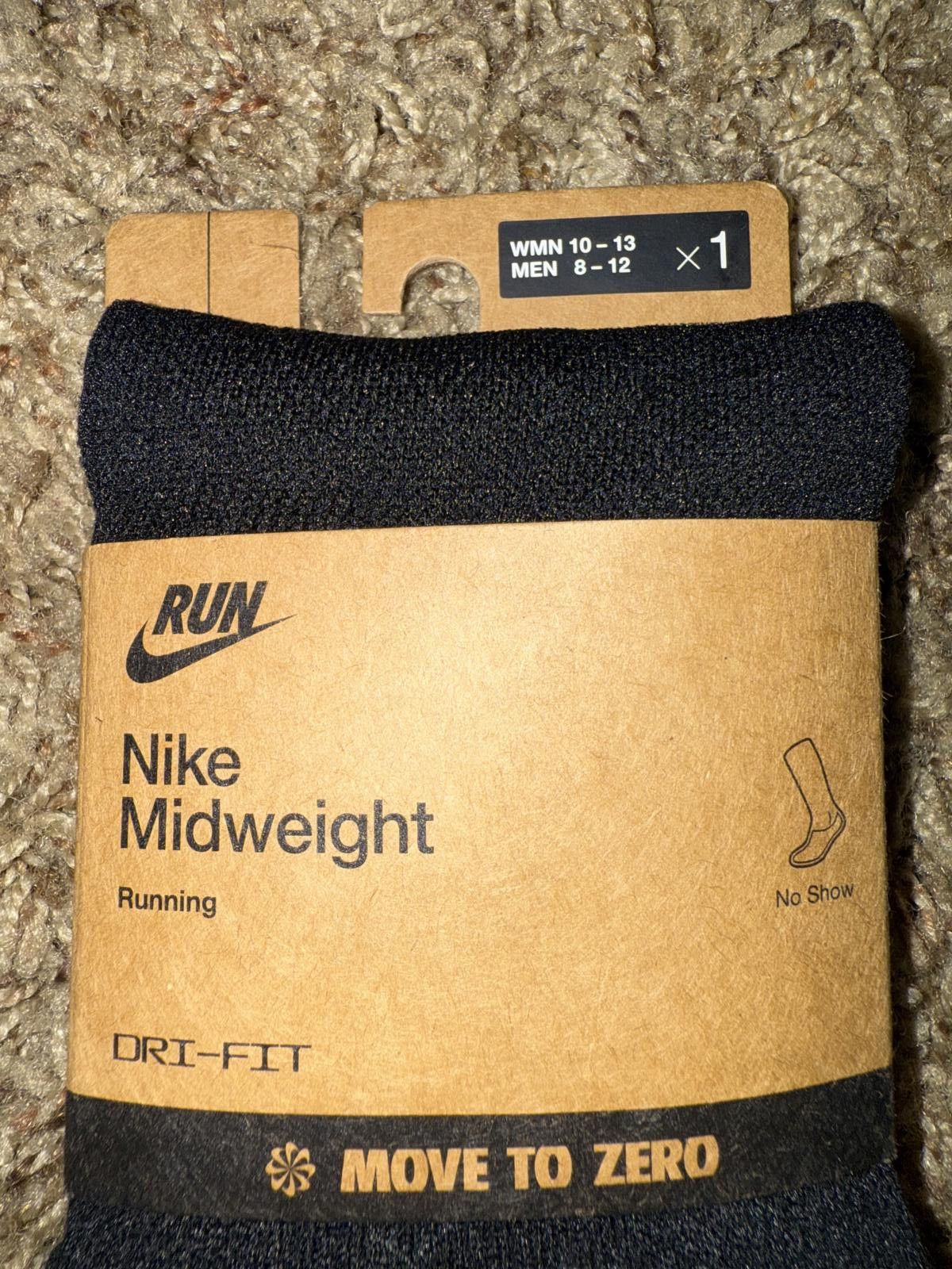 Nike Nike Running Midweight No-Show Socks (1 Pair) Size ONE SIZE - 2 Thumbnail