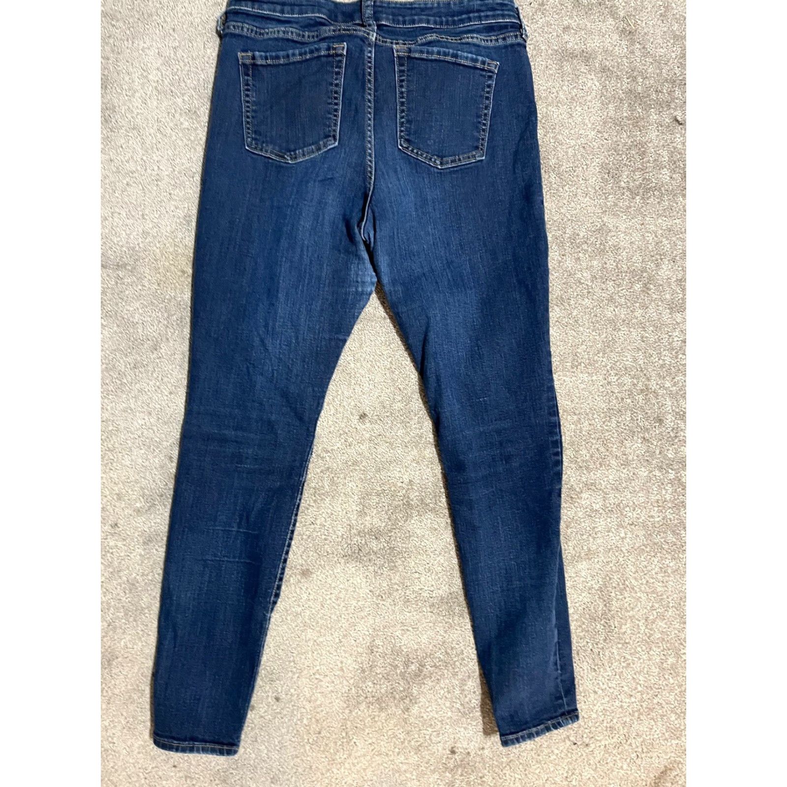 Gap Gap Skinny Legging Jeans Women Size 12 Waist 31 Blue Denim Solid Stretch Size 34" / US 12 / IT 48 - 3 Thumbnail