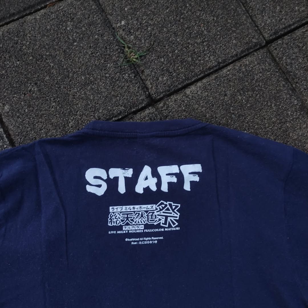 Anime Milky Holmes Live 2016 Staff Tee Size US M / EU 48-50 / 2 - 4 Thumbnail