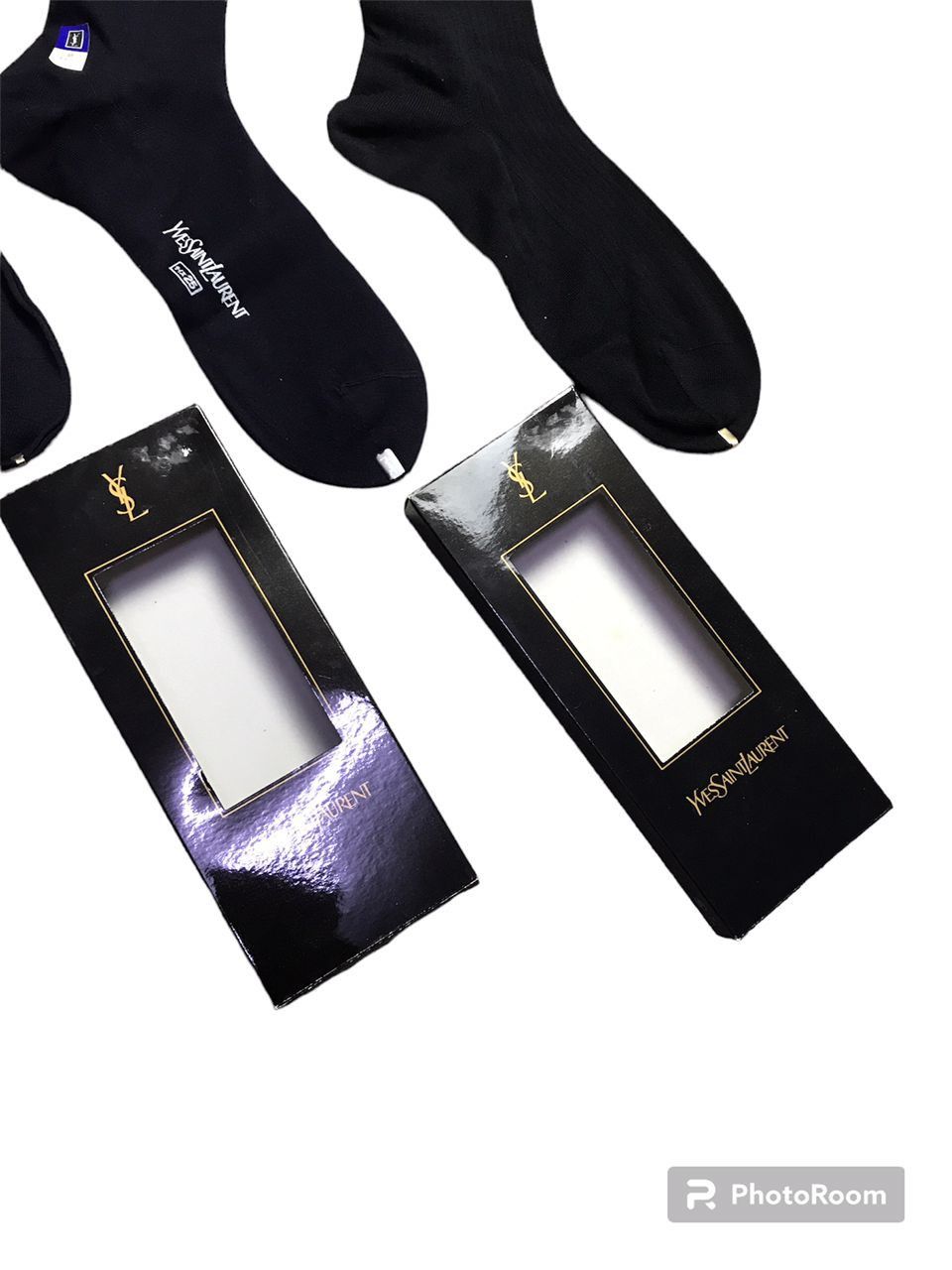 Yves Saint Laurent 4 Pairs YSL Socks Size ONE SIZE - 3 Thumbnail