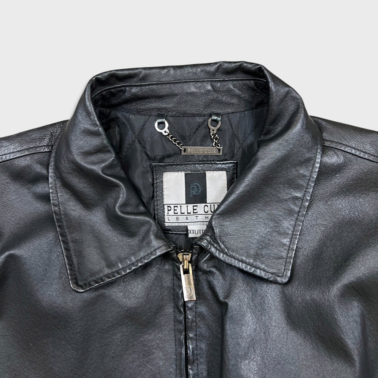 Vintage Vintage Pelle Cuir Leather Jacket 2XL Leather Quilted Lined Size US XXL / EU 58 / 5 - 2 Thumbnail