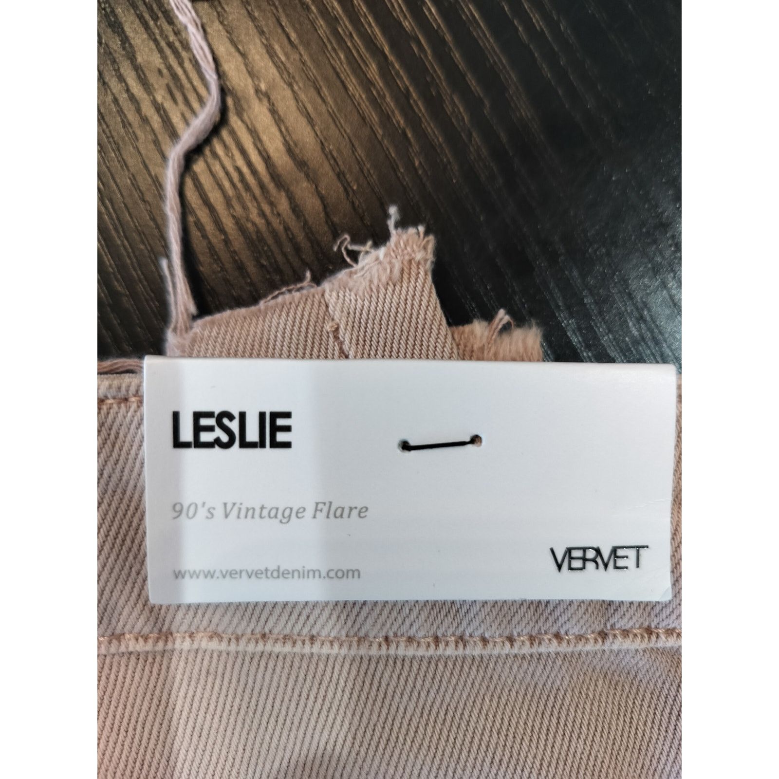 Other VERVET Leslie V2737 Vintage Flare Pink Raw Hem Jeans Size 28 Size 28" / US 6 / IT 42 - 8 Thumbnail