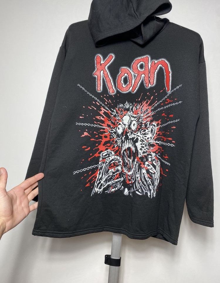 Band Tees Rare Vintage 2000s Korn Oversized Band Hoodie Y2k Size US M / EU 48-50 / 2 - 3 Thumbnail