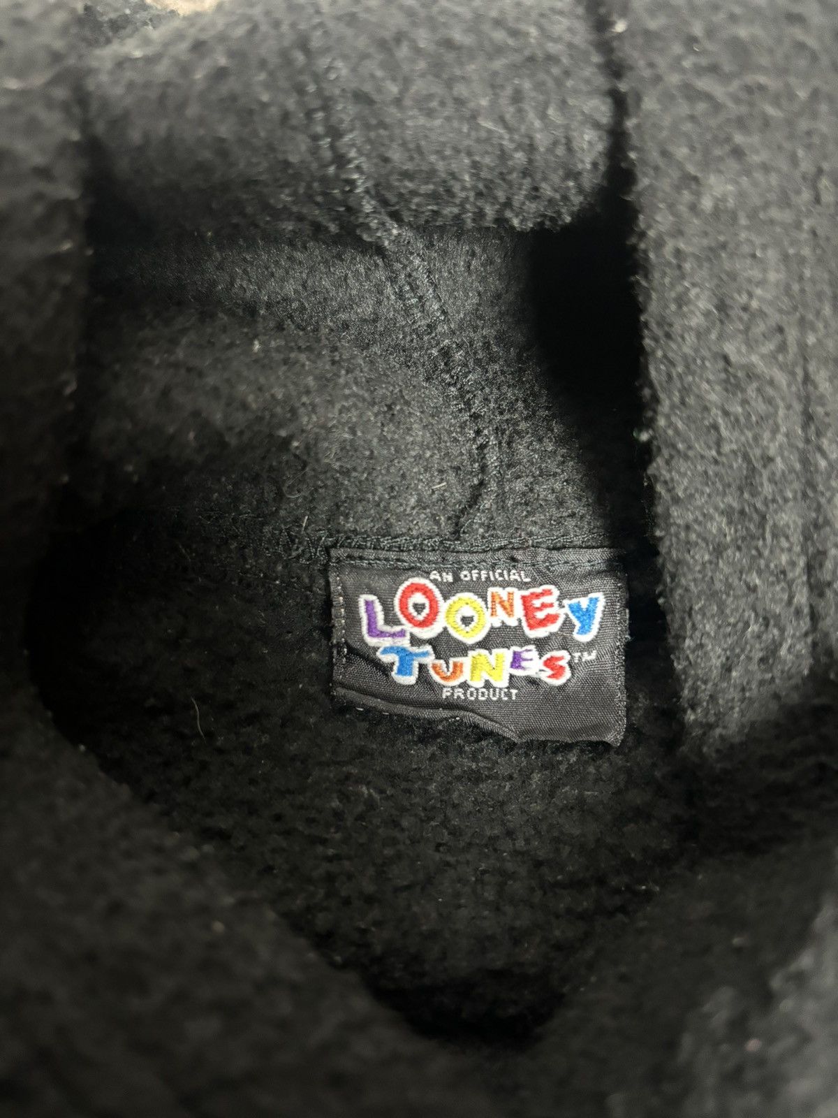 Warner Bros Vintage black 1996 fleece looney tunes hoodie Size US XL / EU 56 / 4 - 4 Thumbnail