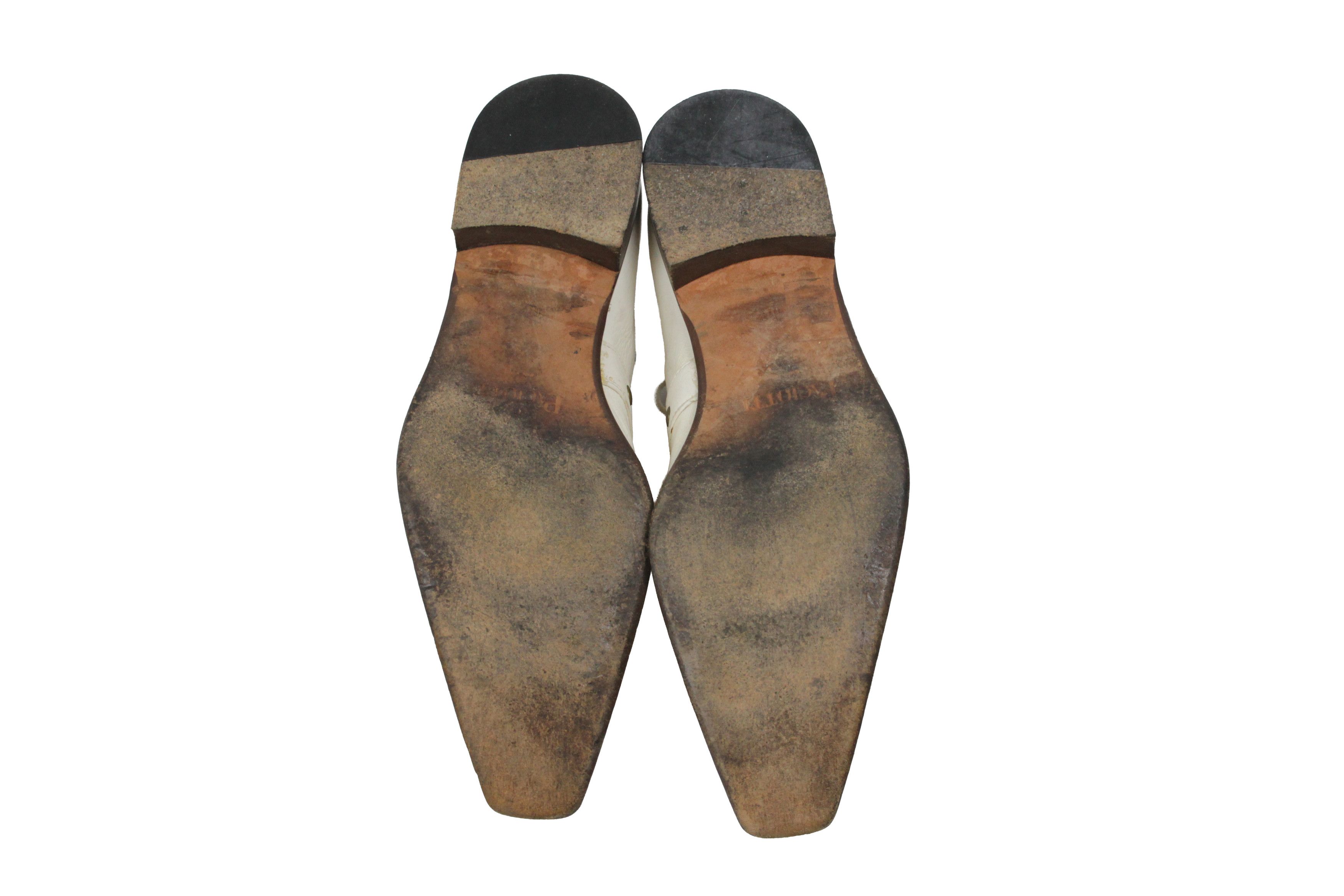 Paciotti 00S Y2K Avant Garde Studded Leather Derby Vintage Size US 11.5 / EU 44-45 - 13 Thumbnail