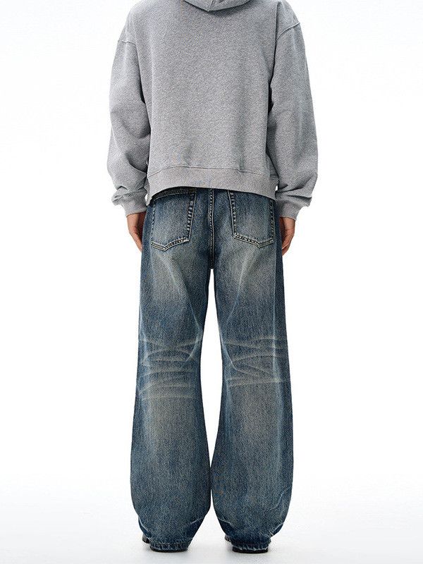 Vintage American retro washed Vibe flared distressed jeans Size US 32 / EU 48 - 5 Thumbnail
