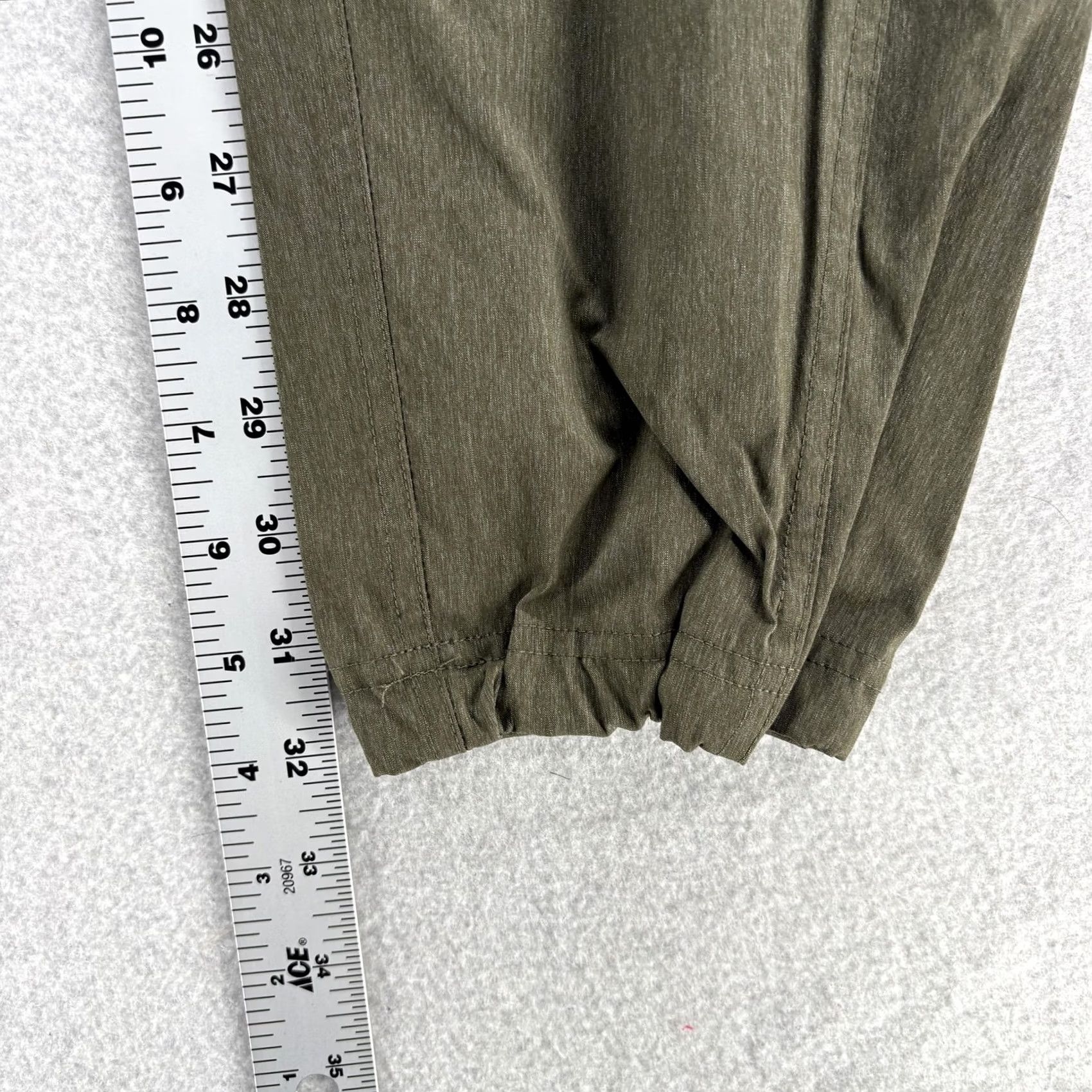 Prana prAna Summit Hybrid Jogger Pants Womens XS Green Woven Stretch Hiking Trail Camp Size 26" / US 2 / IT 38 - 7 Thumbnail