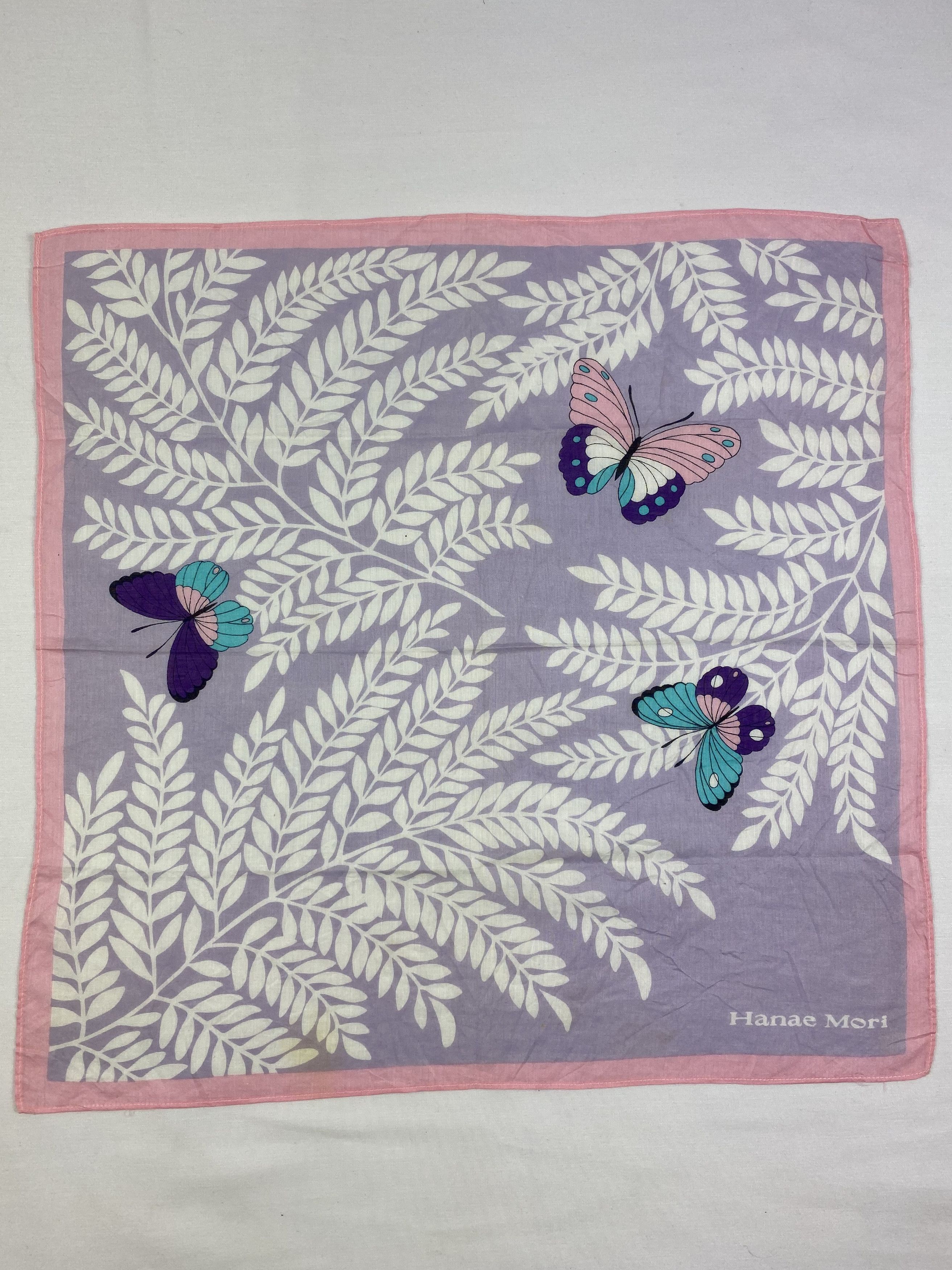 Hanae Mori × Japanese Brand × Vintage Hanae Mori Handkerchief / Bandana / Neckerchief Size ONE SIZE - 3 Thumbnail