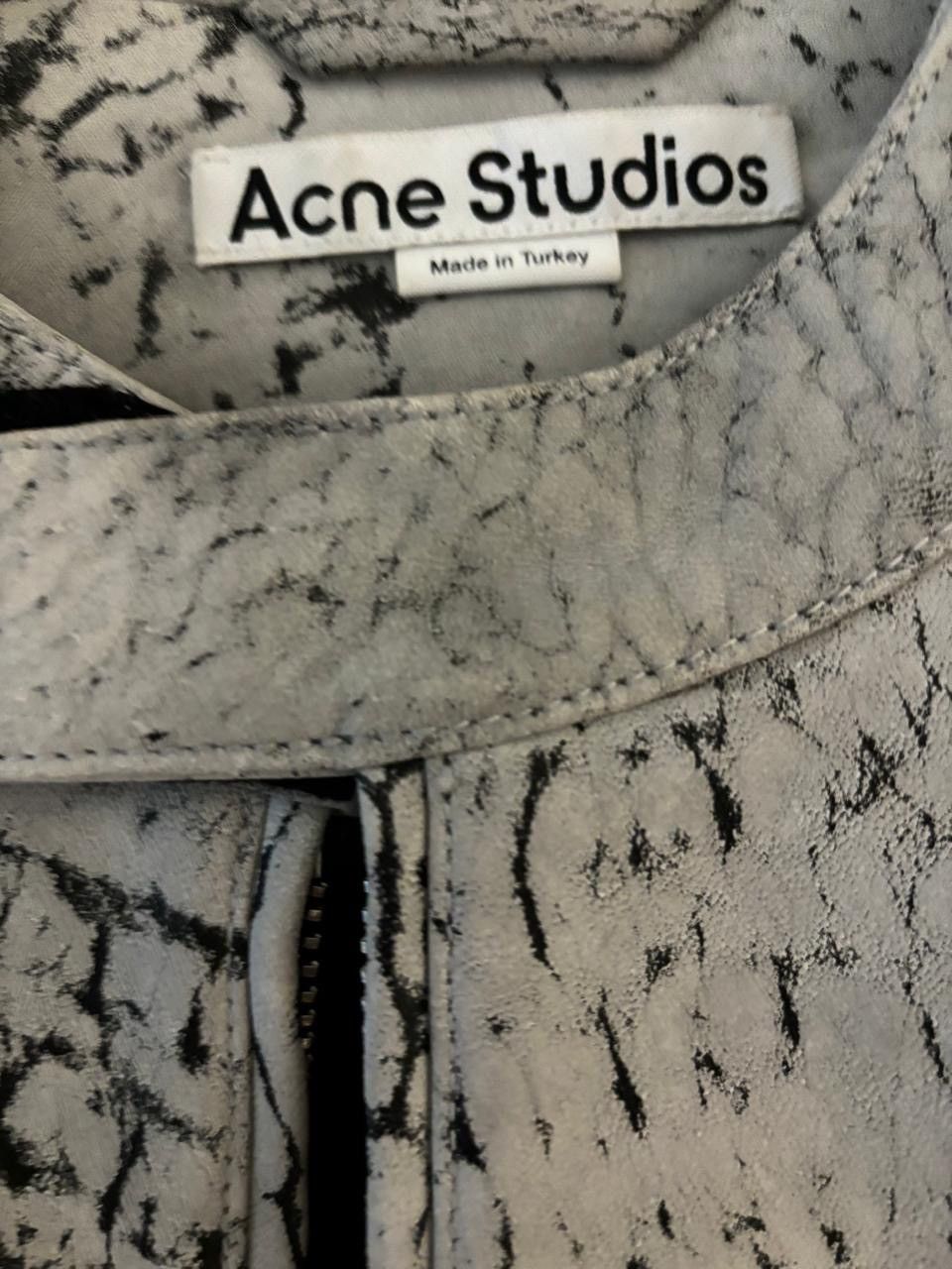 Acne Studios Acne Studios Cropped leather jacket Size XS / US 0-2 / IT 36-38 - 8 Thumbnail