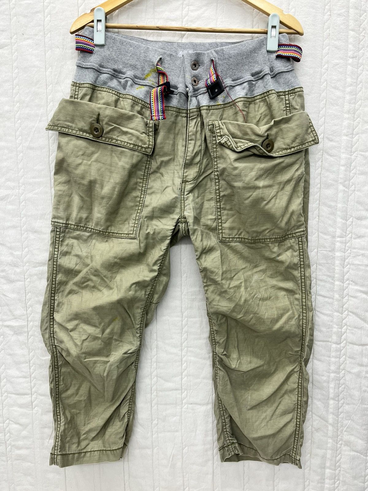 go slow caravan NEED GONE💥GO SLOW CARAVAN CROP PANTS Size US 30 / EU 46 - 1 Thumbnail