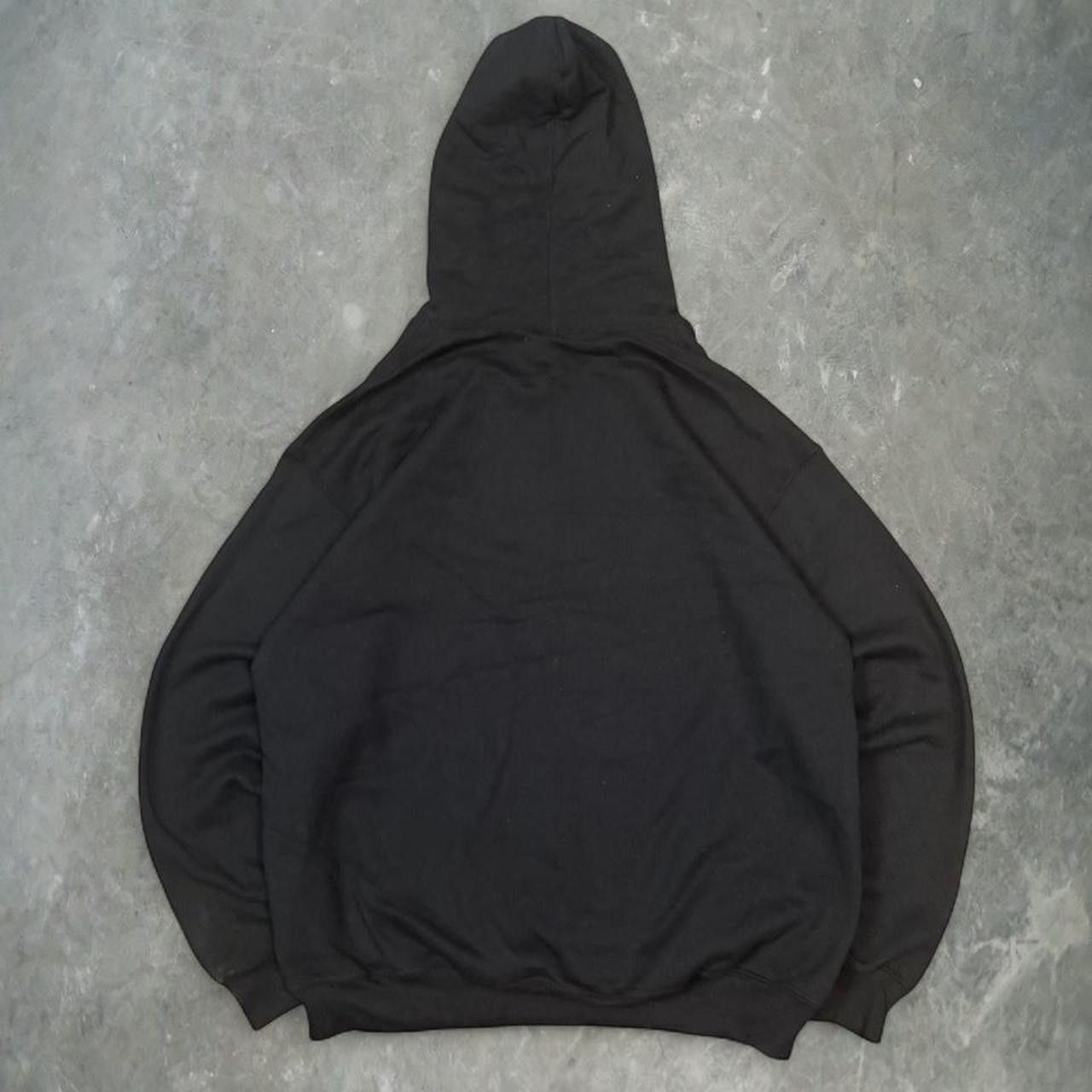 Vintage Crazy Vintage Y2K/2000s Blank Black Streetwear Essential Hoodie! Size US M / EU 48-50 / 2 - 2 Thumbnail