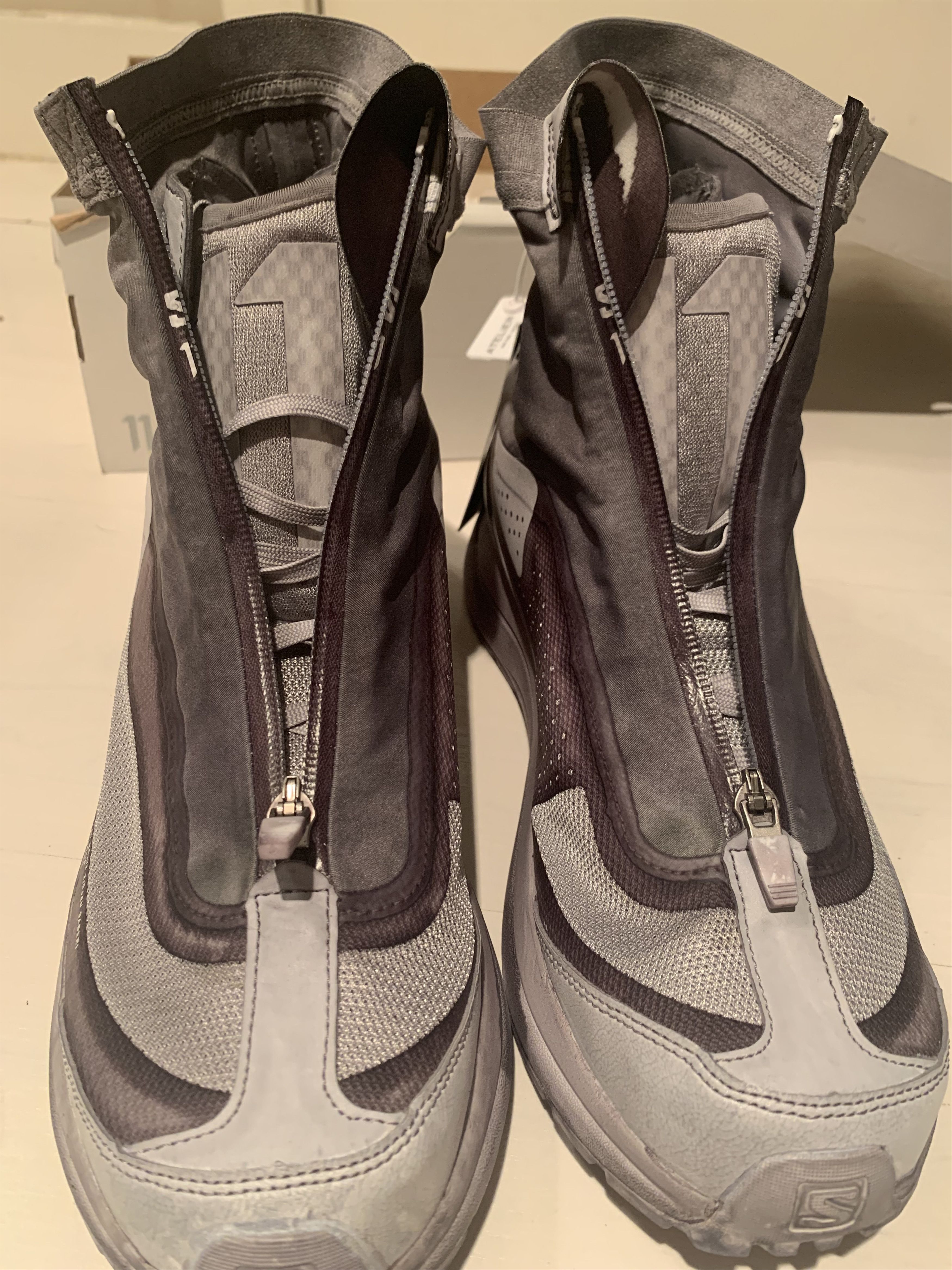 11 By Boris Bidjan Saberi × Salomon Salomon x 11bybbs Bamba 2 Object Dyed Light Gray Size US 10.5 / EU 43-44 - 9 Thumbnail