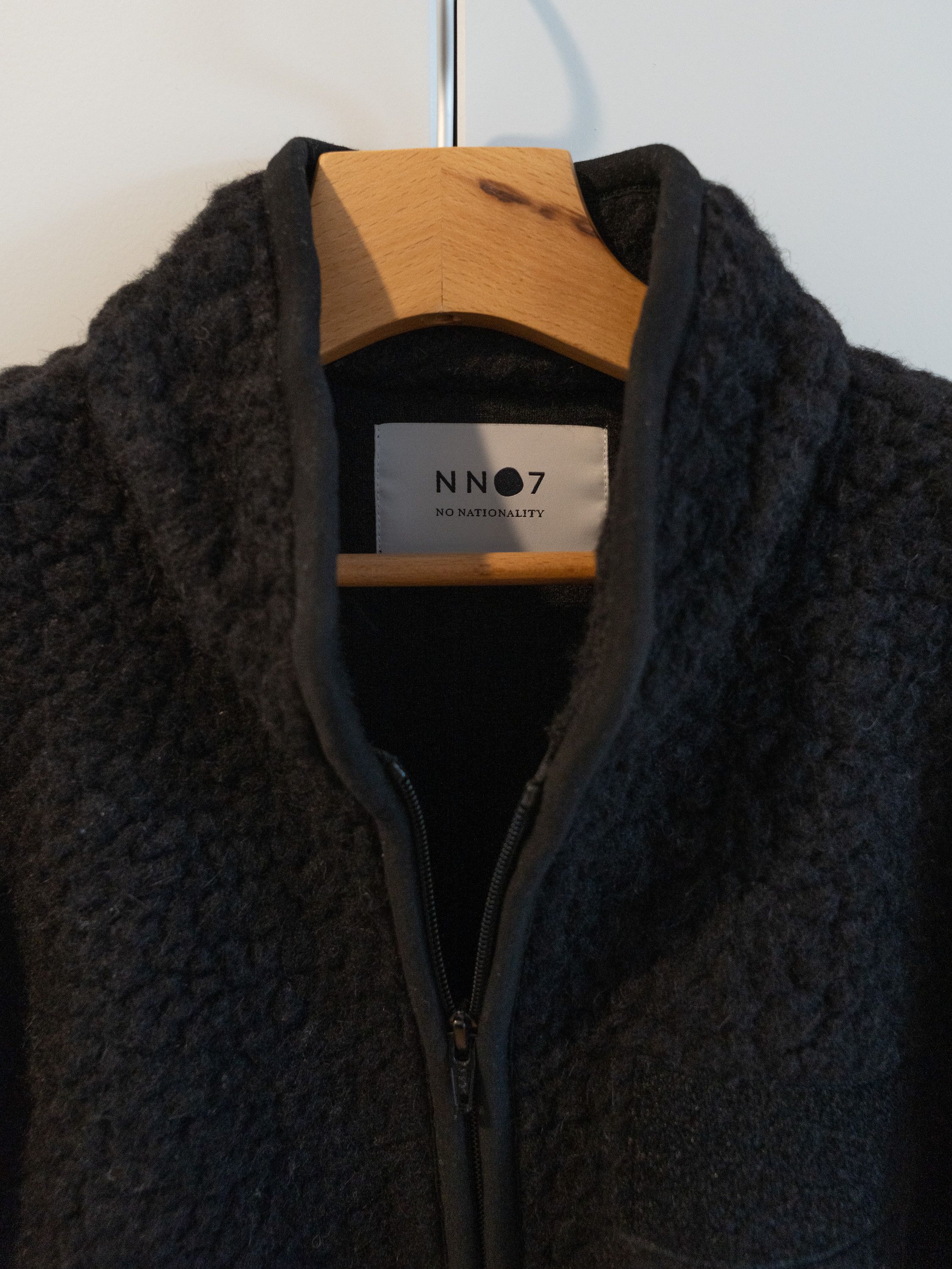 NN07 Wool pile jacket - Black Size US M / EU 48-50 / 2 - 2 Thumbnail