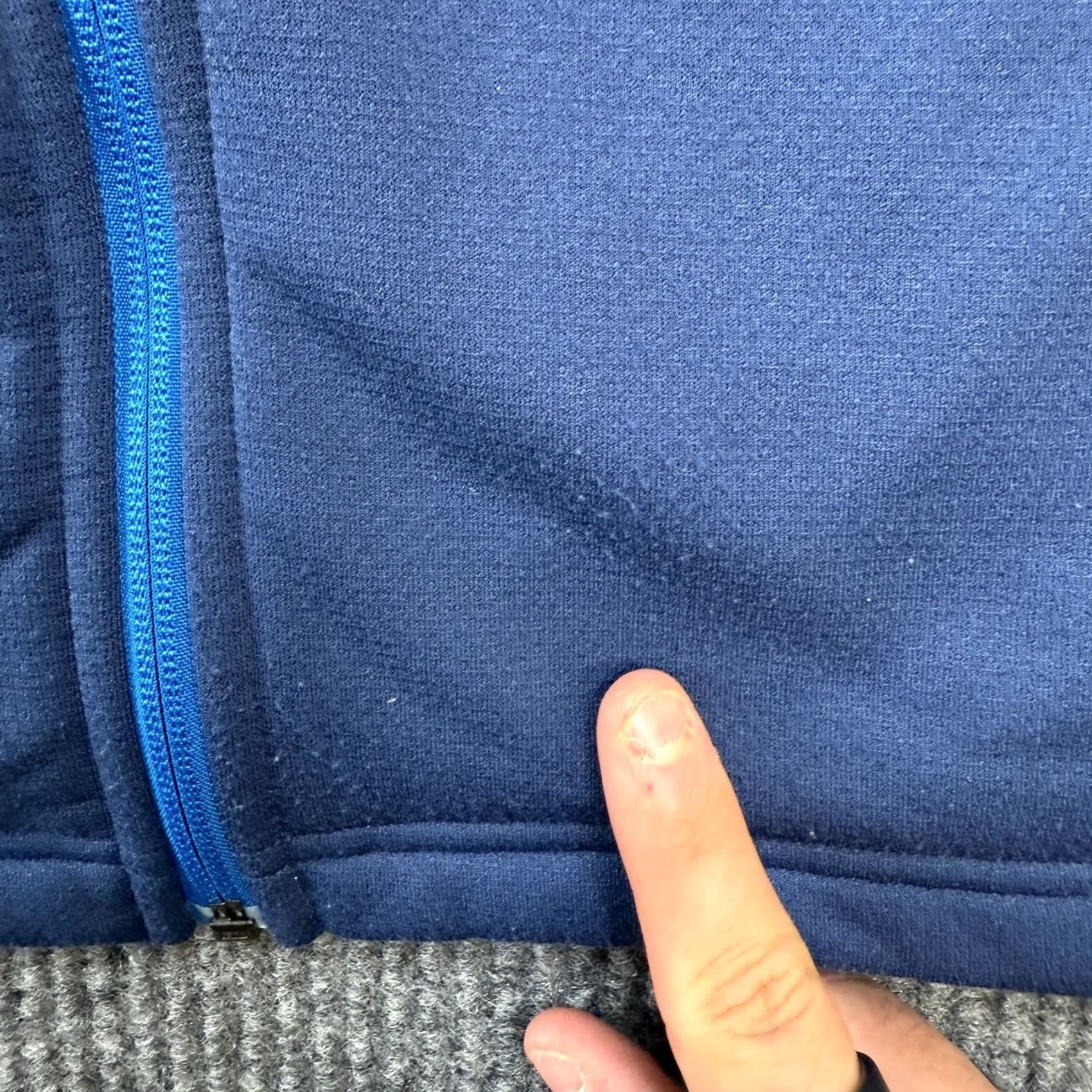 Vintage L.L. Bean Jacket Mens Large Blue Pro Stretch Fleece Full Zip Casual Travel Chore Shirt? Size US L / EU 52-54 / 3 - 3 Thumbnail