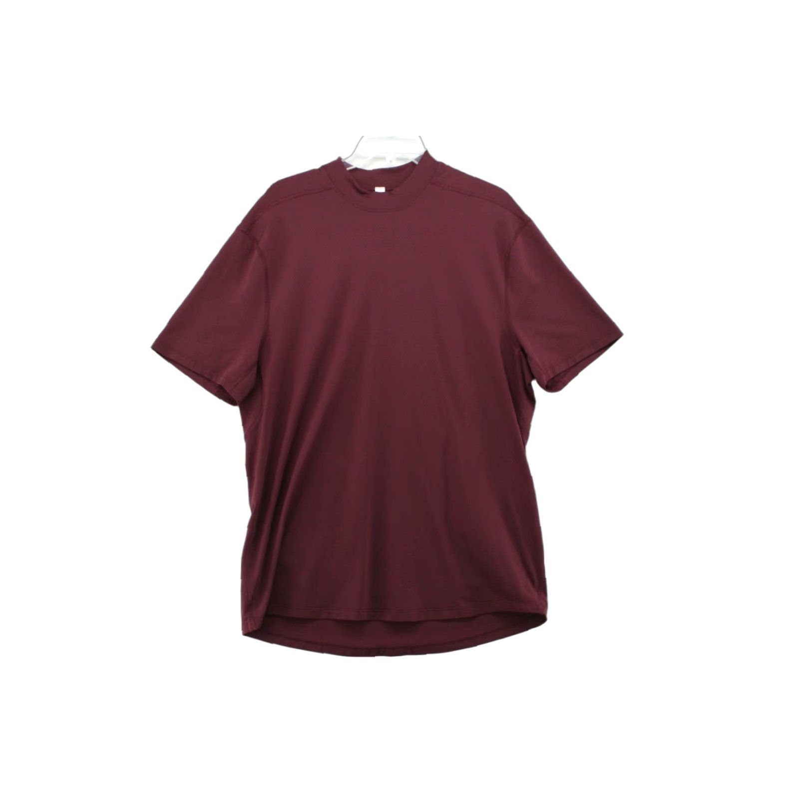 Lululemon Lululemon License to Move T-Shirt Mens Large Burgundy Crew Neck Waffle Knit Size US L / EU 52-54 / 3 - 1 Thumbnail