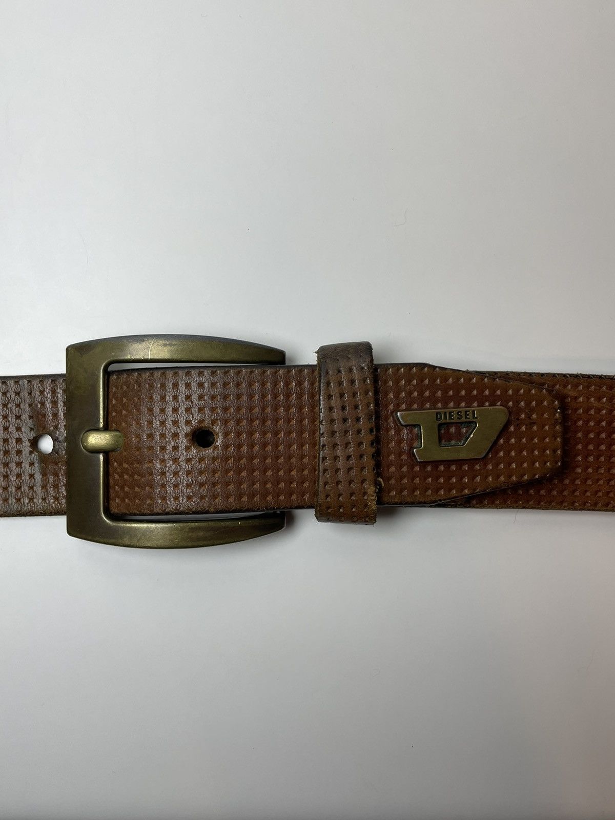 Diesel Vintage Diesel D Logo Leather Buckle Belt Hedi Slimane ysl Size ONE SIZE - 3 Thumbnail
