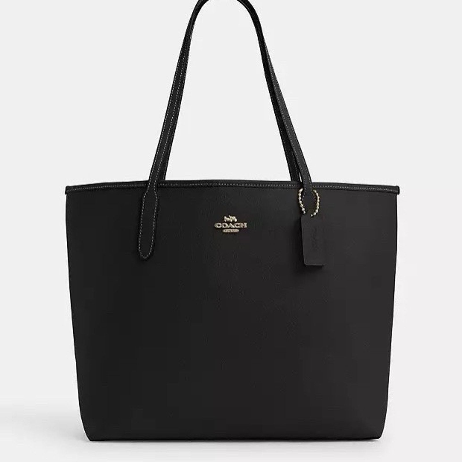 Coach NWT COACH City Tote Bag Double face leather CR111 Gold/Black Size ONE SIZE - 6 Thumbnail