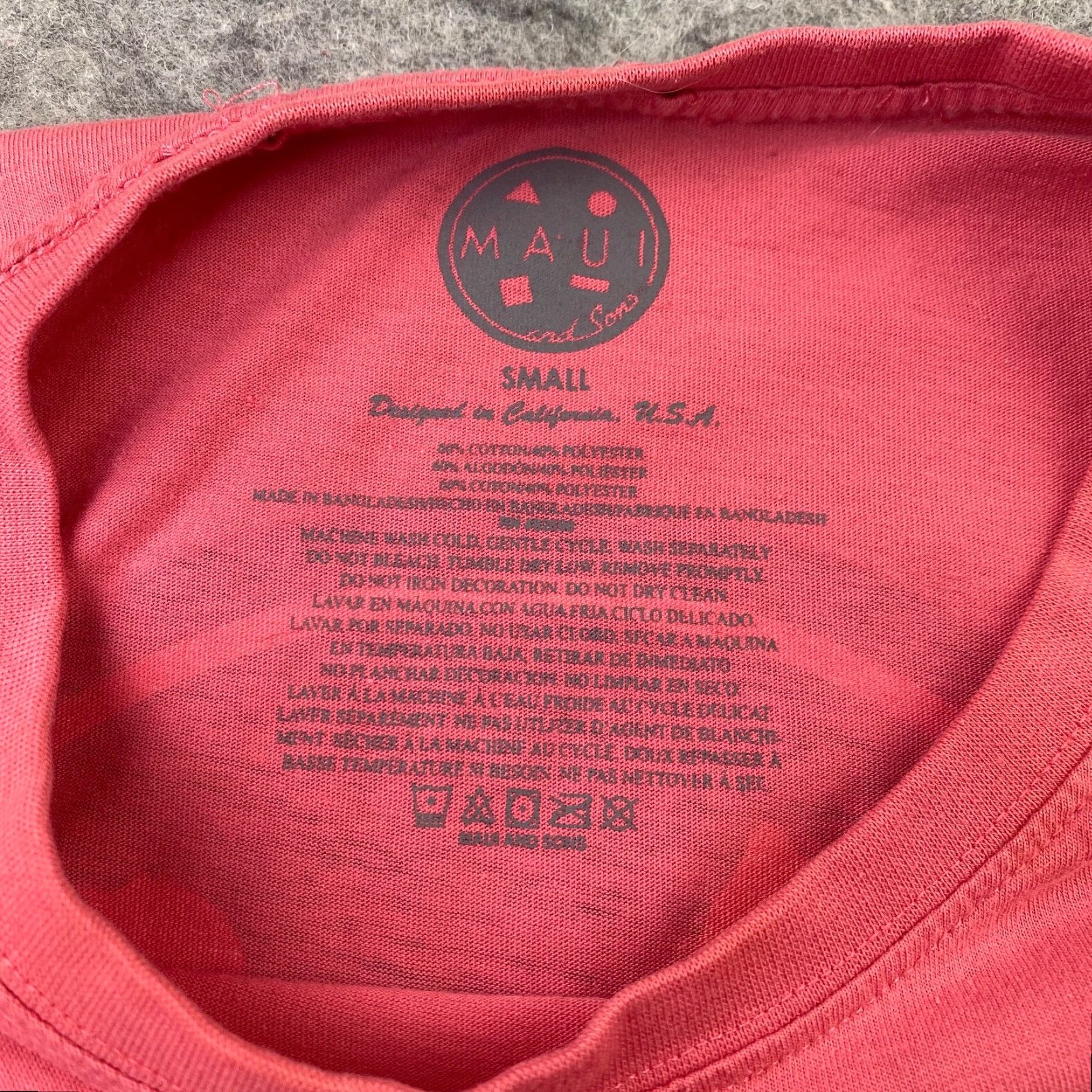 Pinko Maui And Sons Womens Shirt Small Pink Logo Graphic Tee Size S / US 4 / IT 40 - 5 Thumbnail