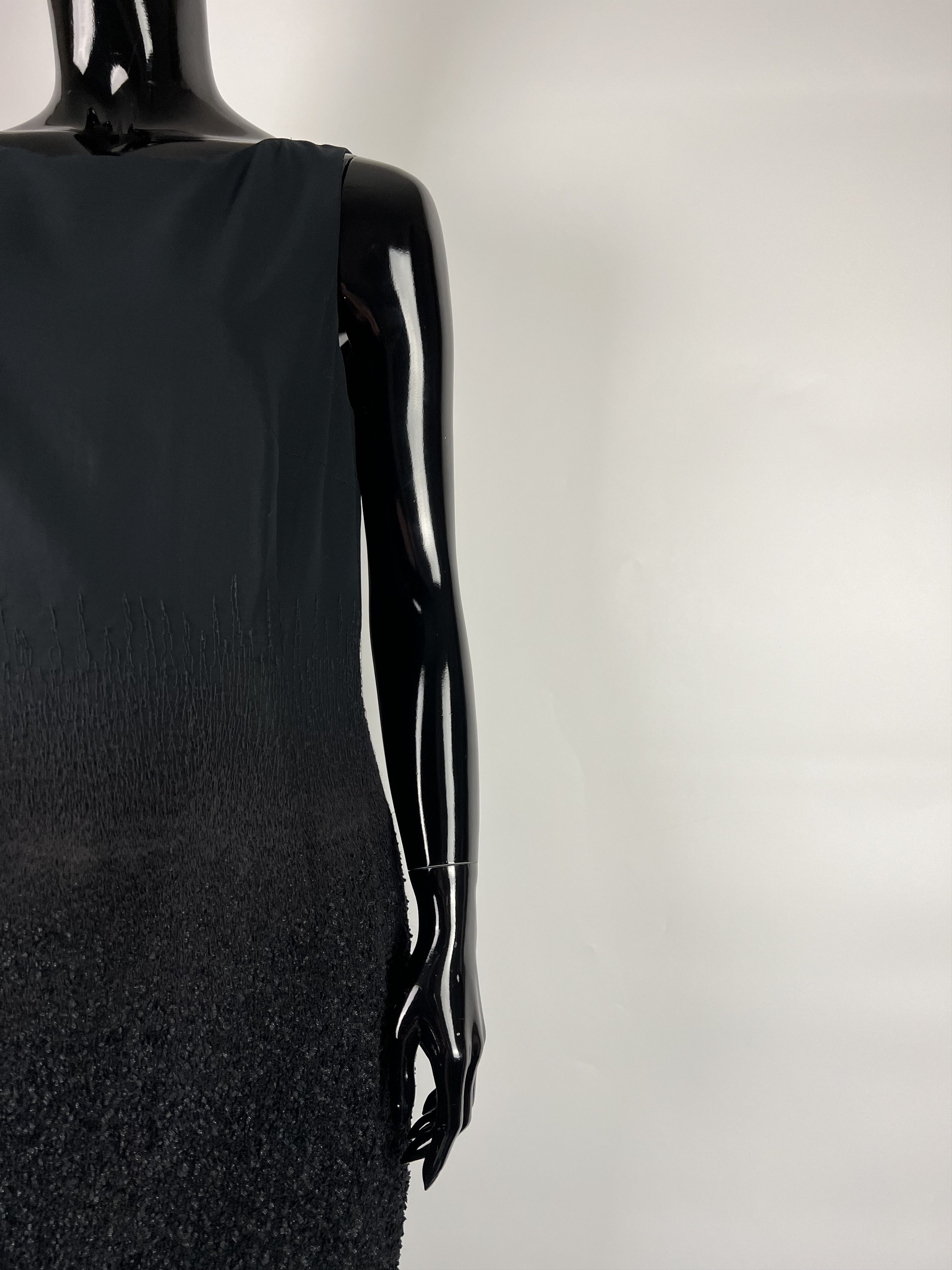 Akris Akris Black Sleeveless Knee Silk/Wool Dress Size US8 Size M / US 6-8 / IT 42-44 - 6 Thumbnail
