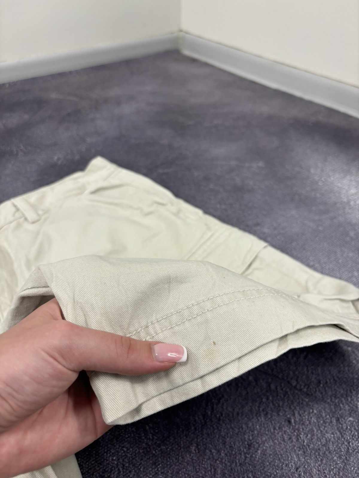 Levi's Vintage Levi’s Signature Y2K Beige Utility Hype Cargo Shorts Size US 34 / EU 50 - 7 Thumbnail