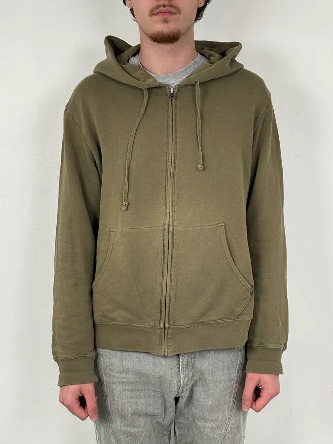 Polo Ralph Lauren 2010s Ralph Lauren Khaki Green American Flag Zip-up Hoodie Size US L / EU 52-54 / 3 - 3 Thumbnail