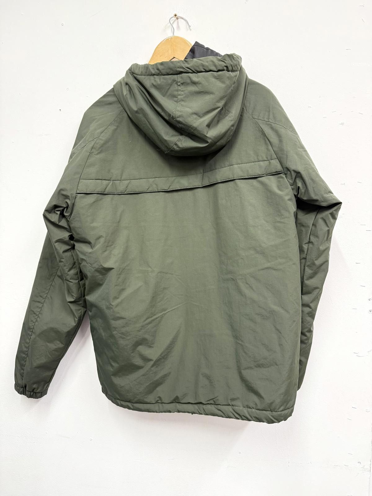 Pull & Bear Pull & Bear Olive Green Hooded Windbreaker Jacket Size US M / EU 48-50 / 2 - 4 Thumbnail